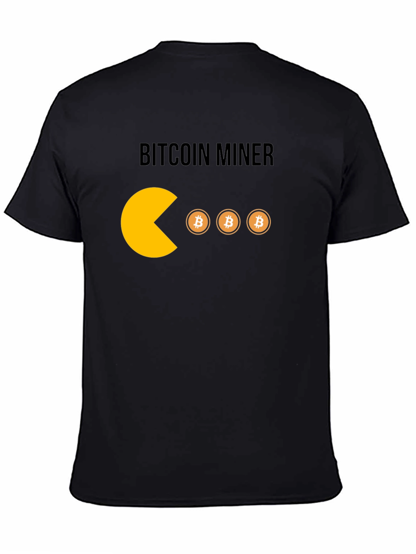 Bitcoin Miner T-Shirt - Crypto Pacman Style
