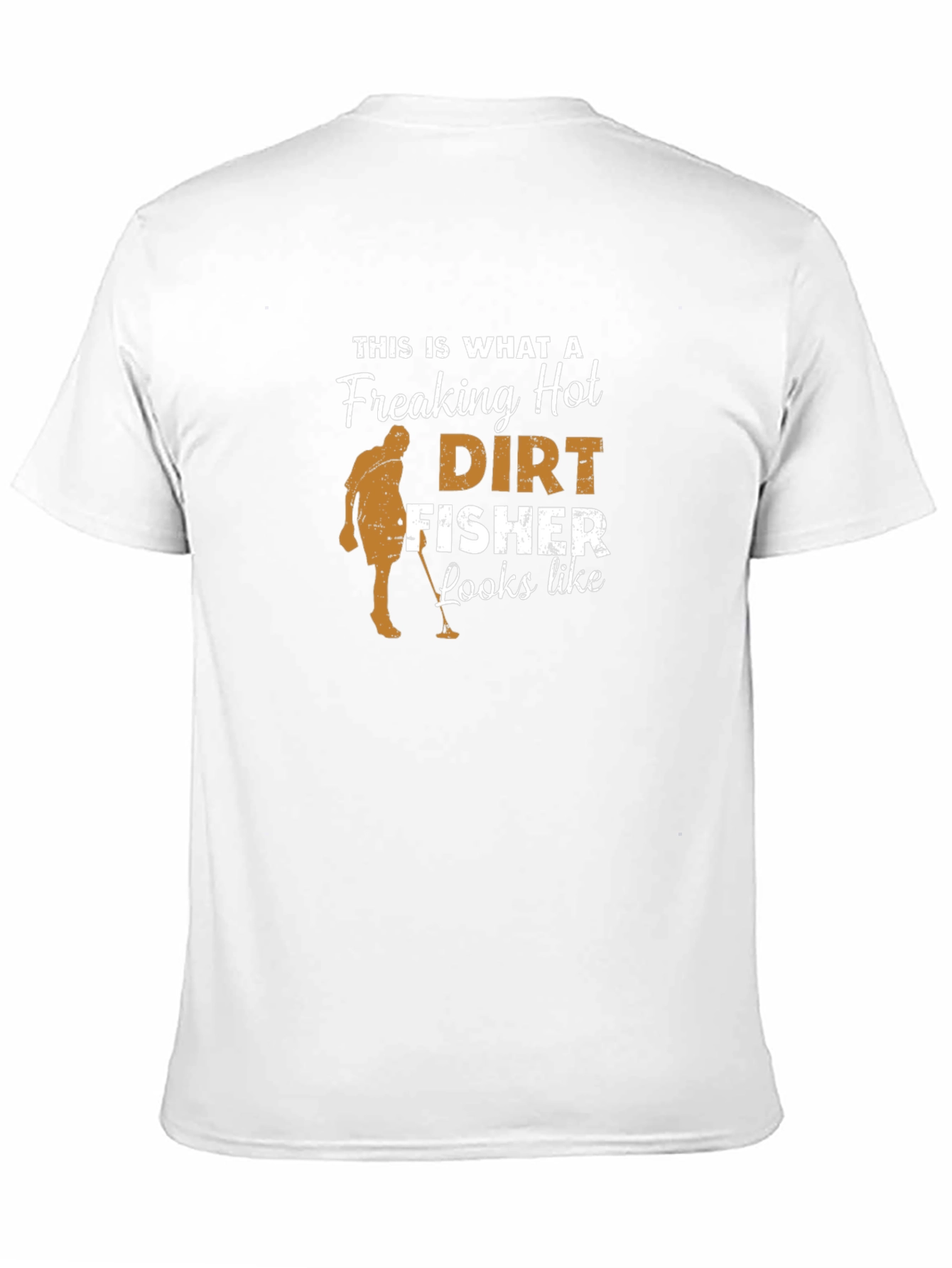Funny Dirt Fisher Graphic Tee