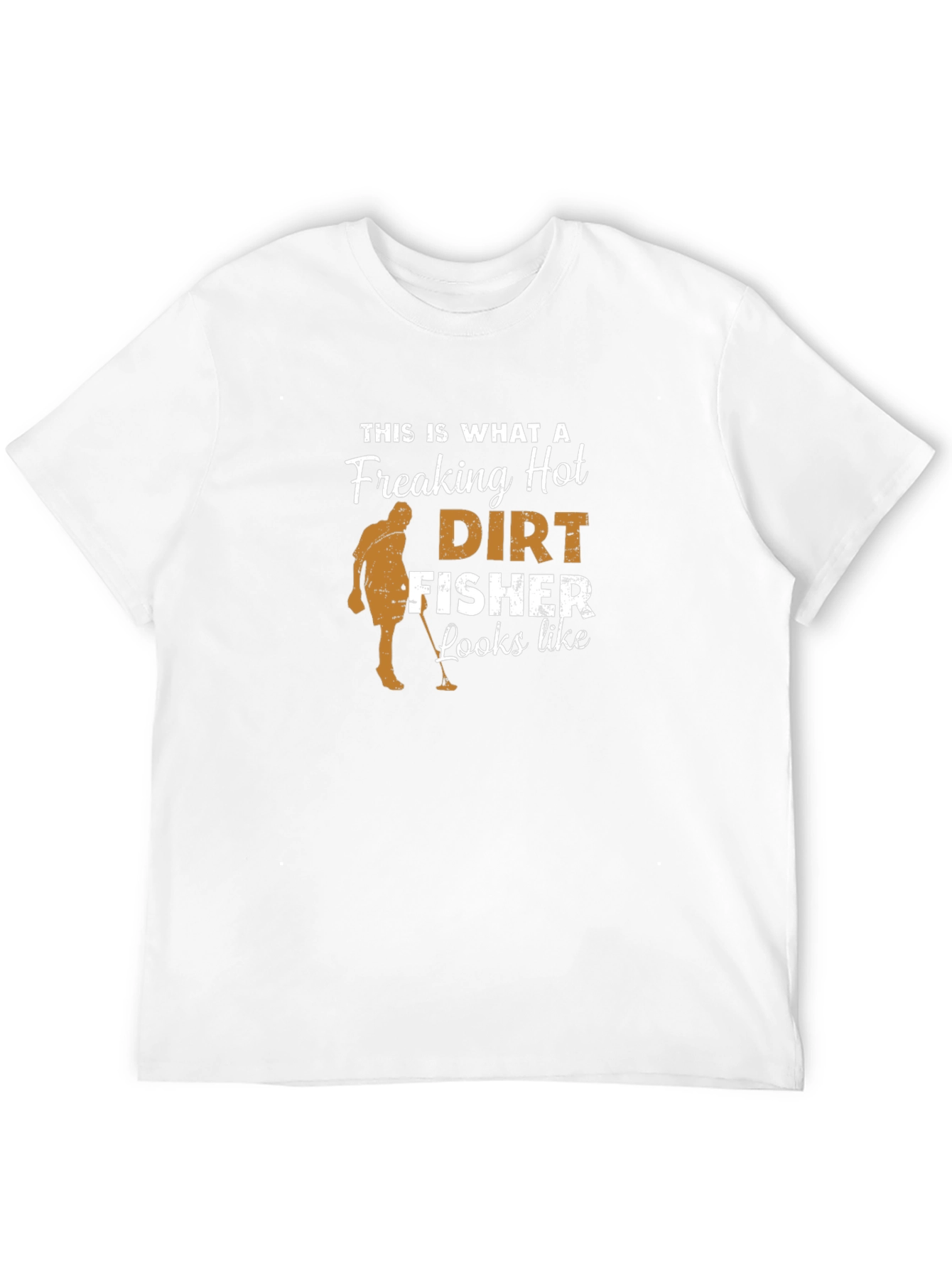 Funny Dirt Fisher Graphic Tee