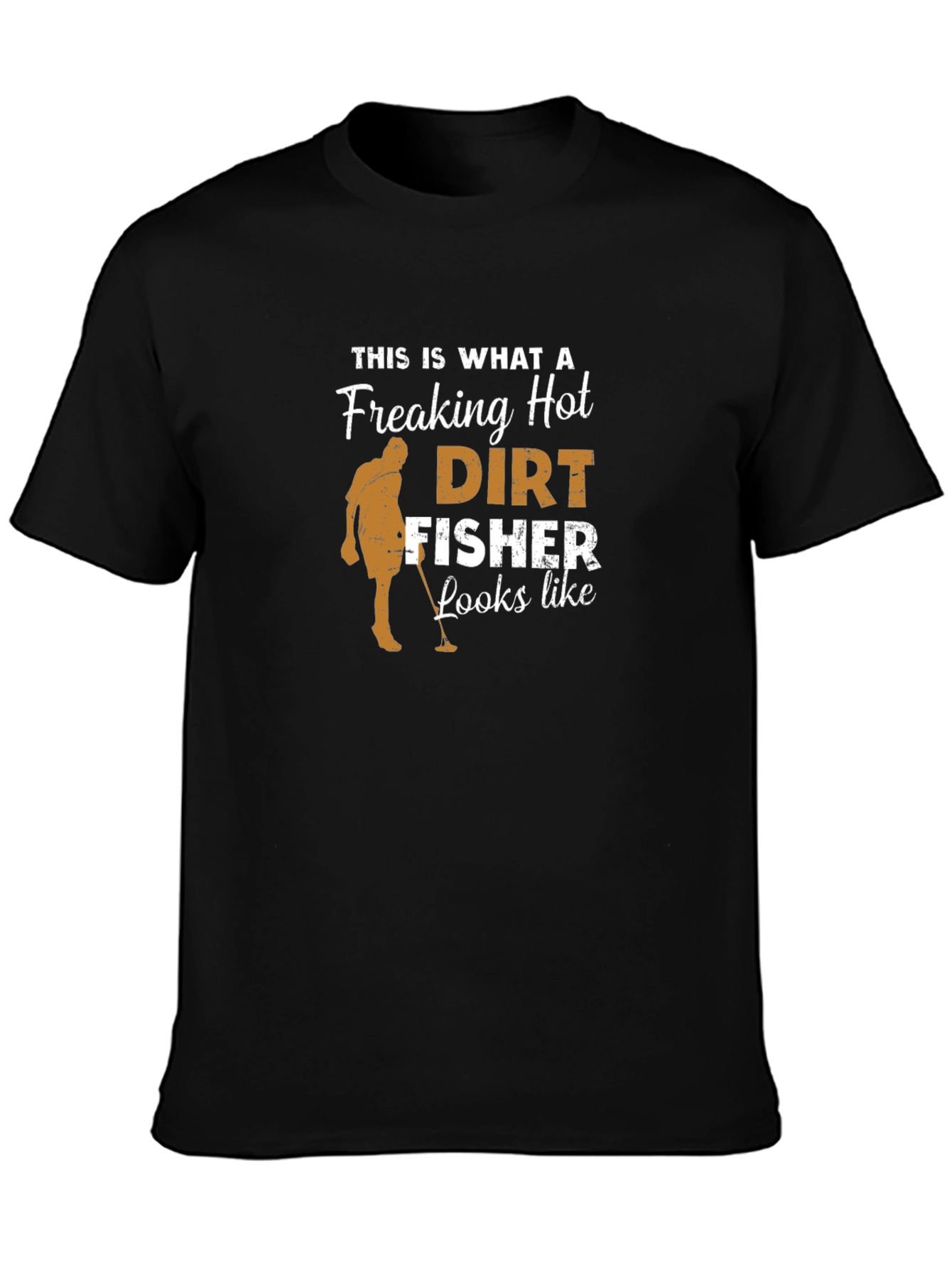 Funny Dirt Fisher Graphic Tee