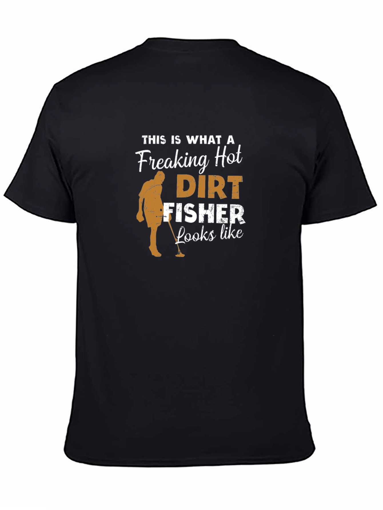 Funny Dirt Fisher Graphic Tee