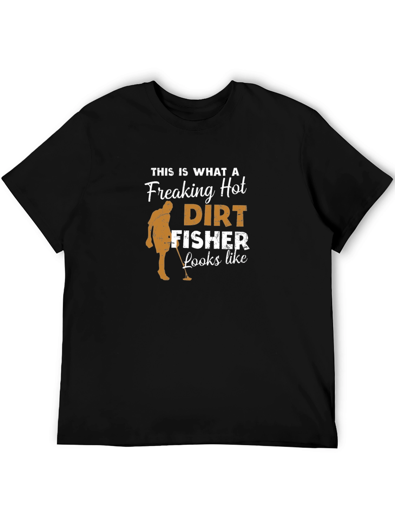 Funny Dirt Fisher Graphic Tee