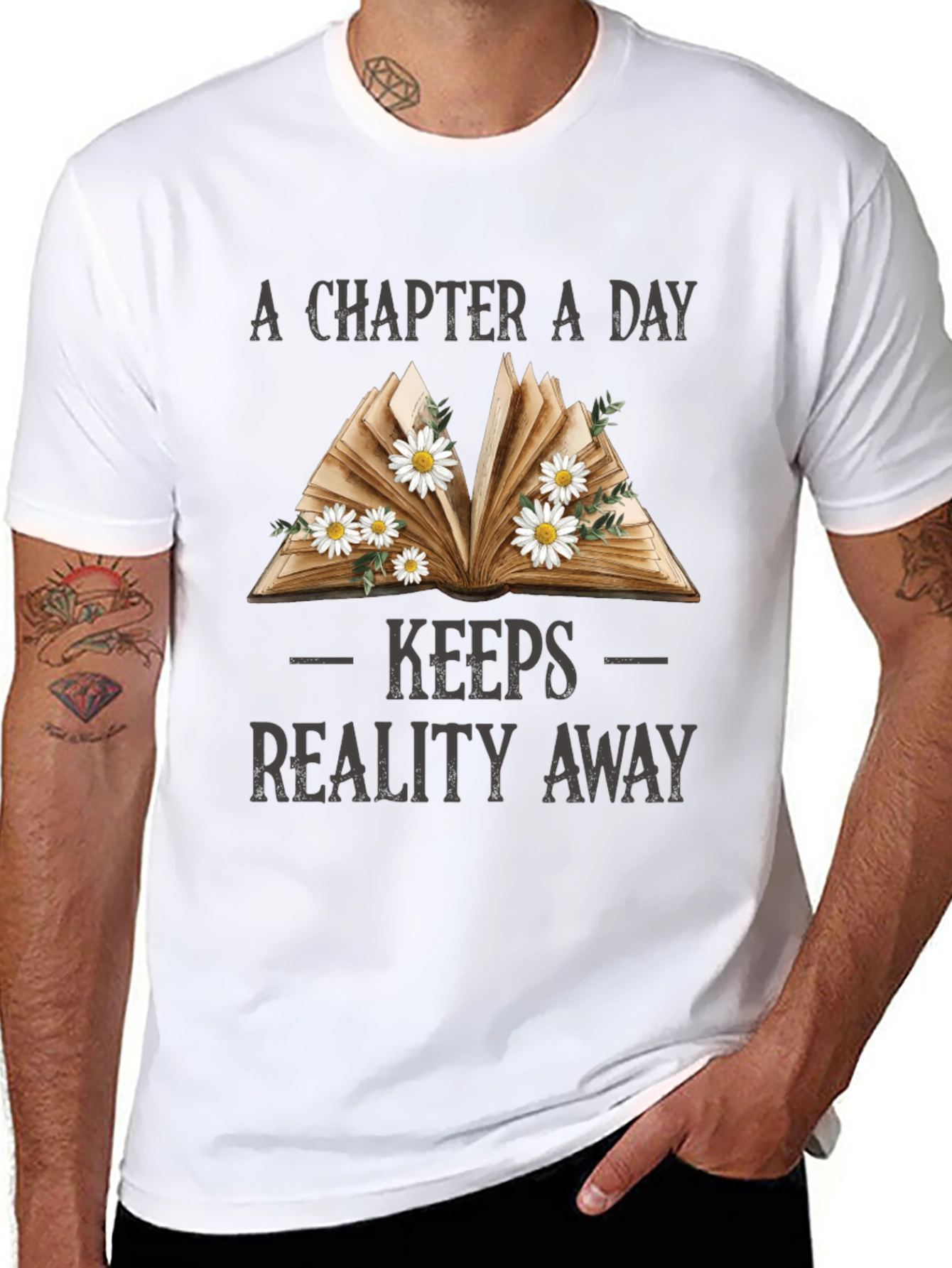A Chapter a Day Keeps Reality Away T-Shirt