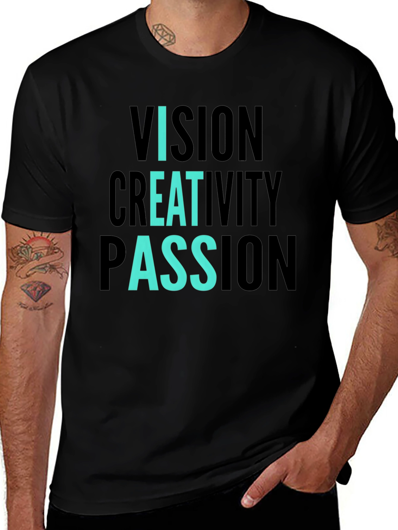 Vision Creativity Passion Graphic Tee