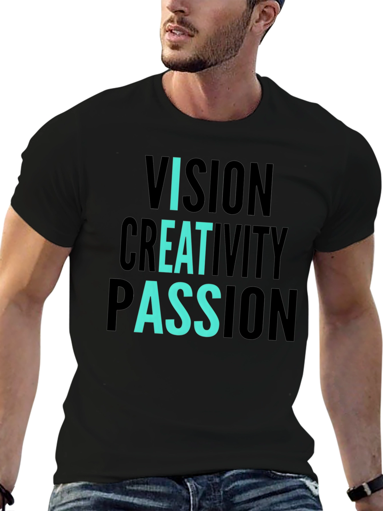 Vision Creativity Passion Graphic Tee
