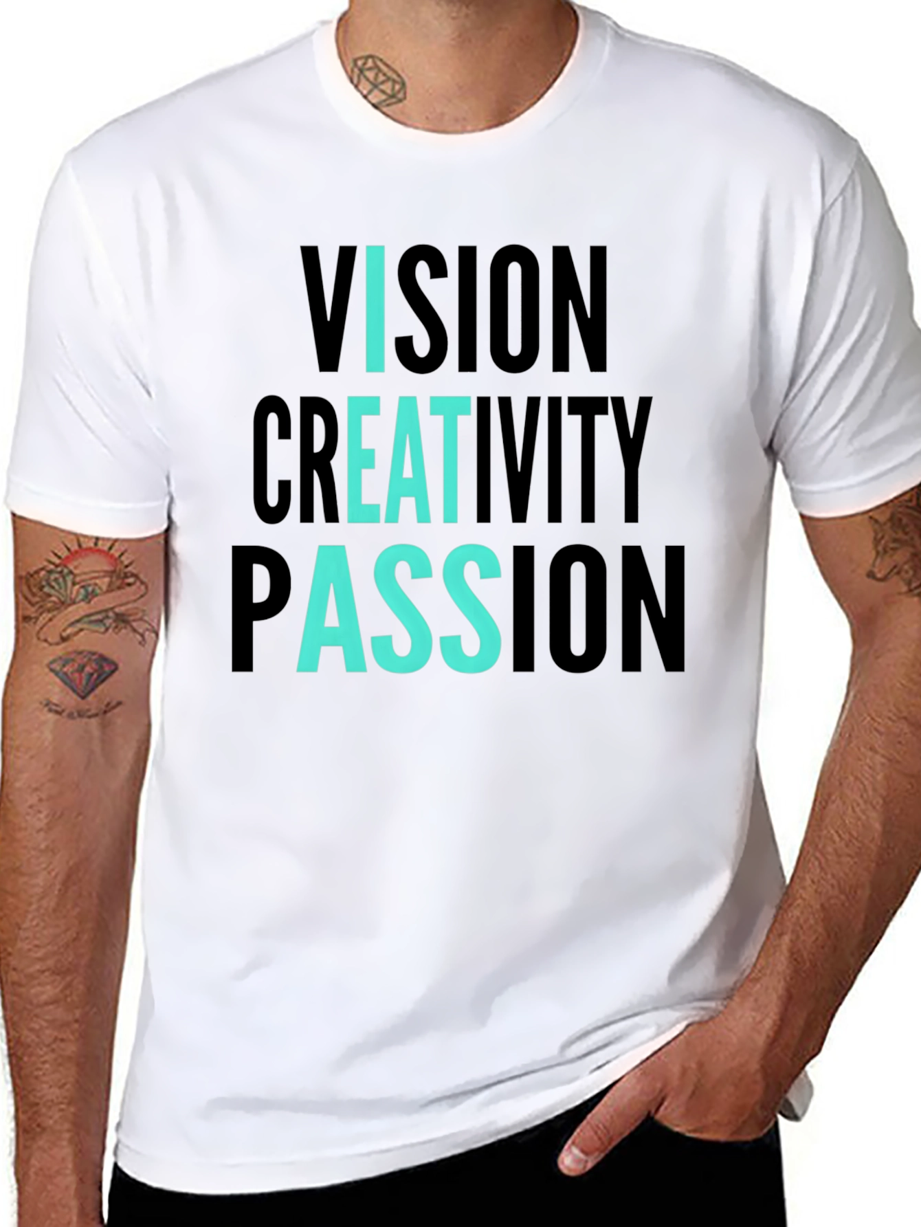 Vision Creativity Passion Graphic Tee