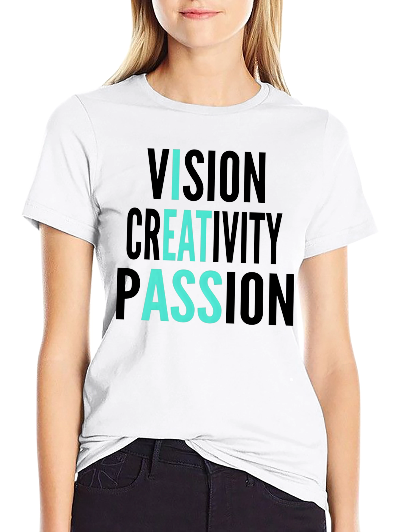 Vision Creativity Passion Graphic Tee