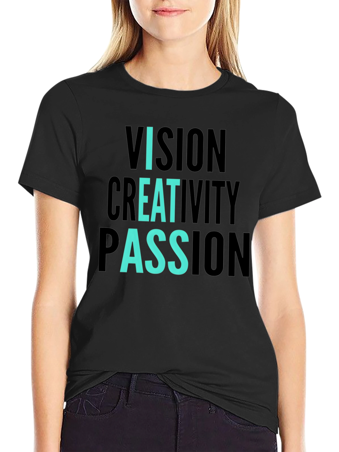 Vision Creativity Passion Graphic Tee