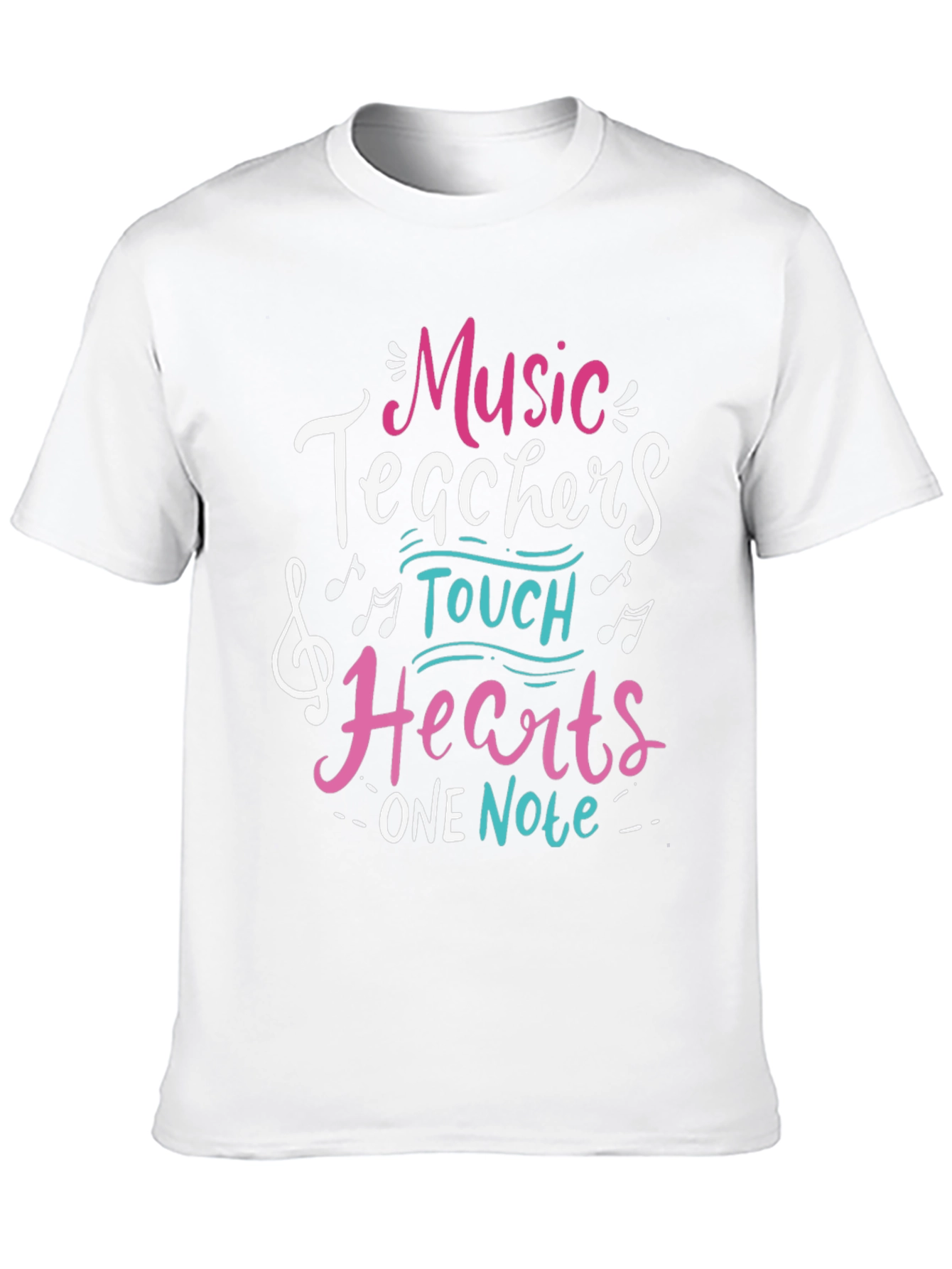 Music Teacher Graphic Tee - Hearts One Note