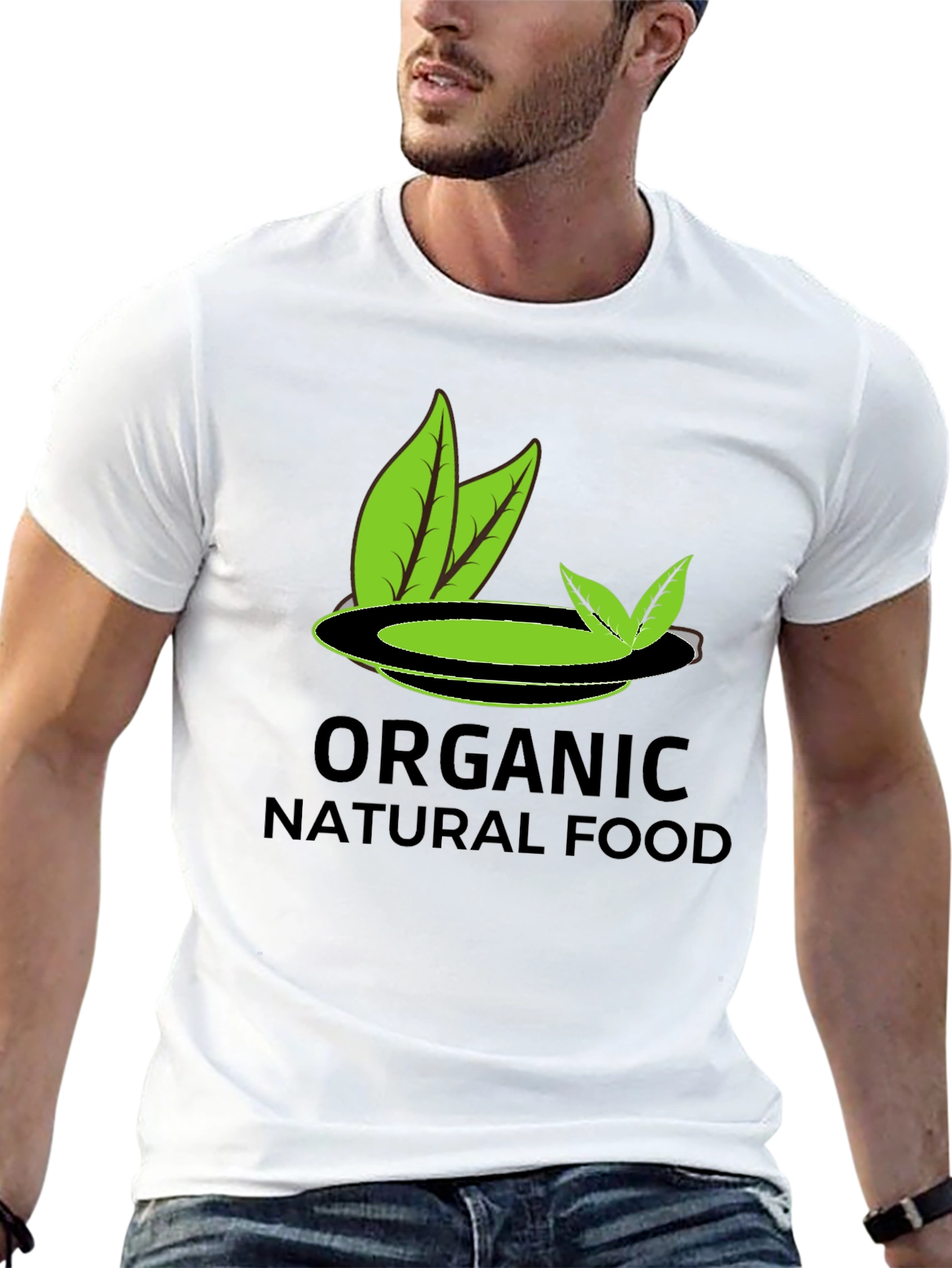 Organic Natural Food Graphic T-Shirt