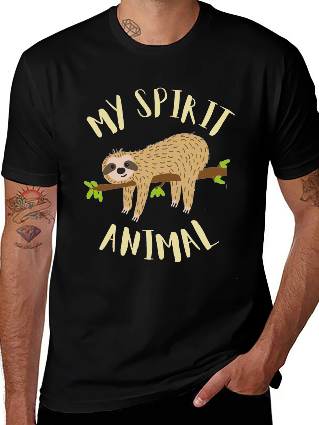 My Spirit Animal Sloth Graphic Tee - Relaxed Fit