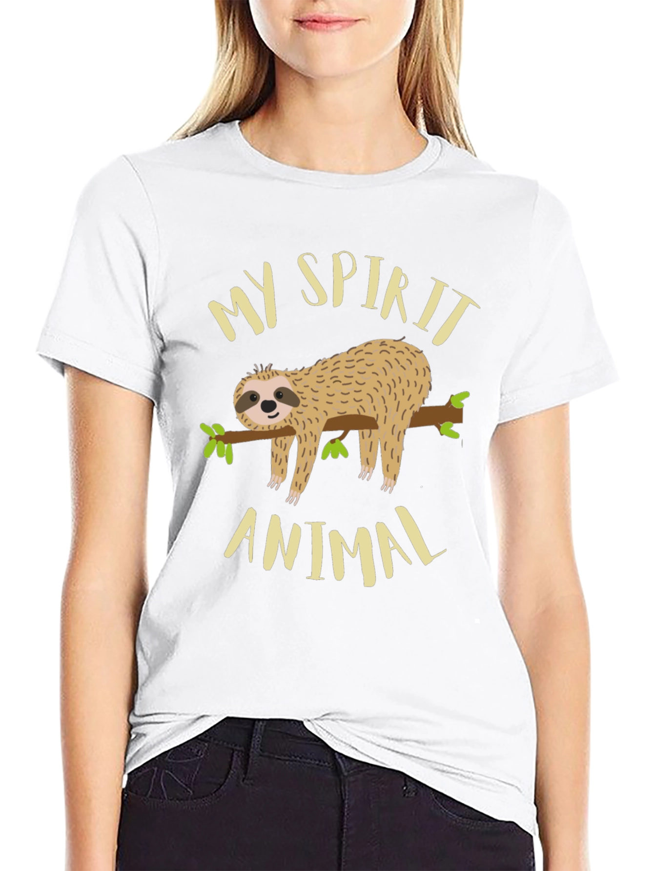 My Spirit Animal Sloth Graphic Tee - Relaxed Fit