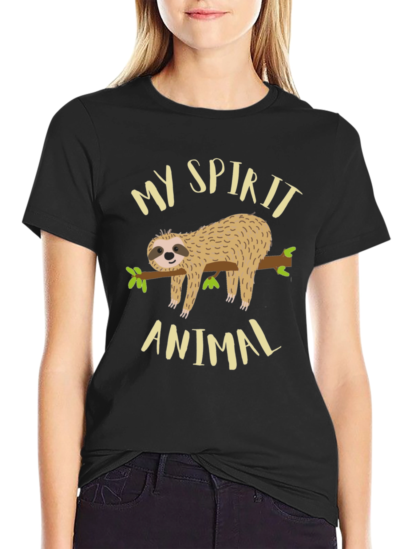 My Spirit Animal Sloth Graphic Tee - Relaxed Fit