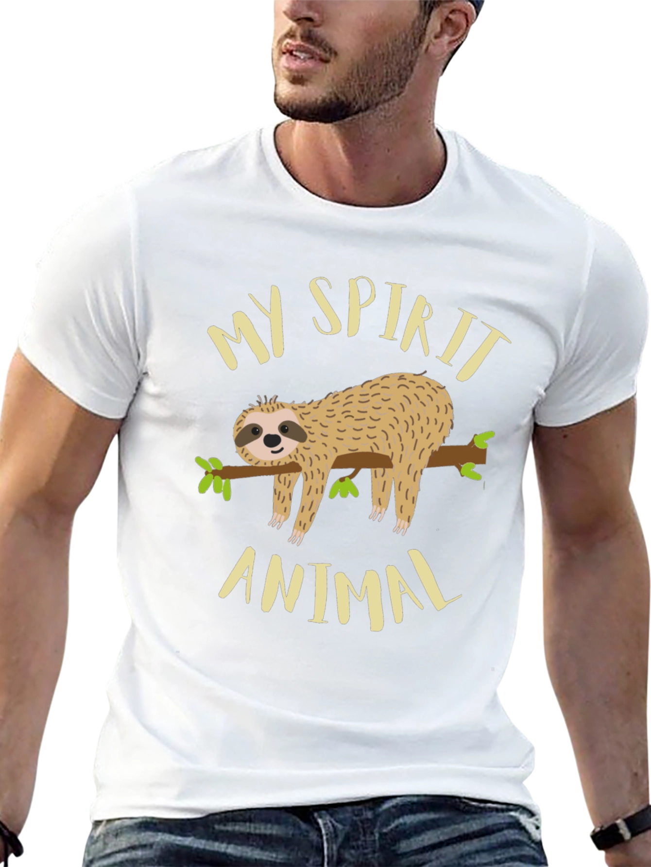 My Spirit Animal Sloth Graphic Tee - Relaxed Fit