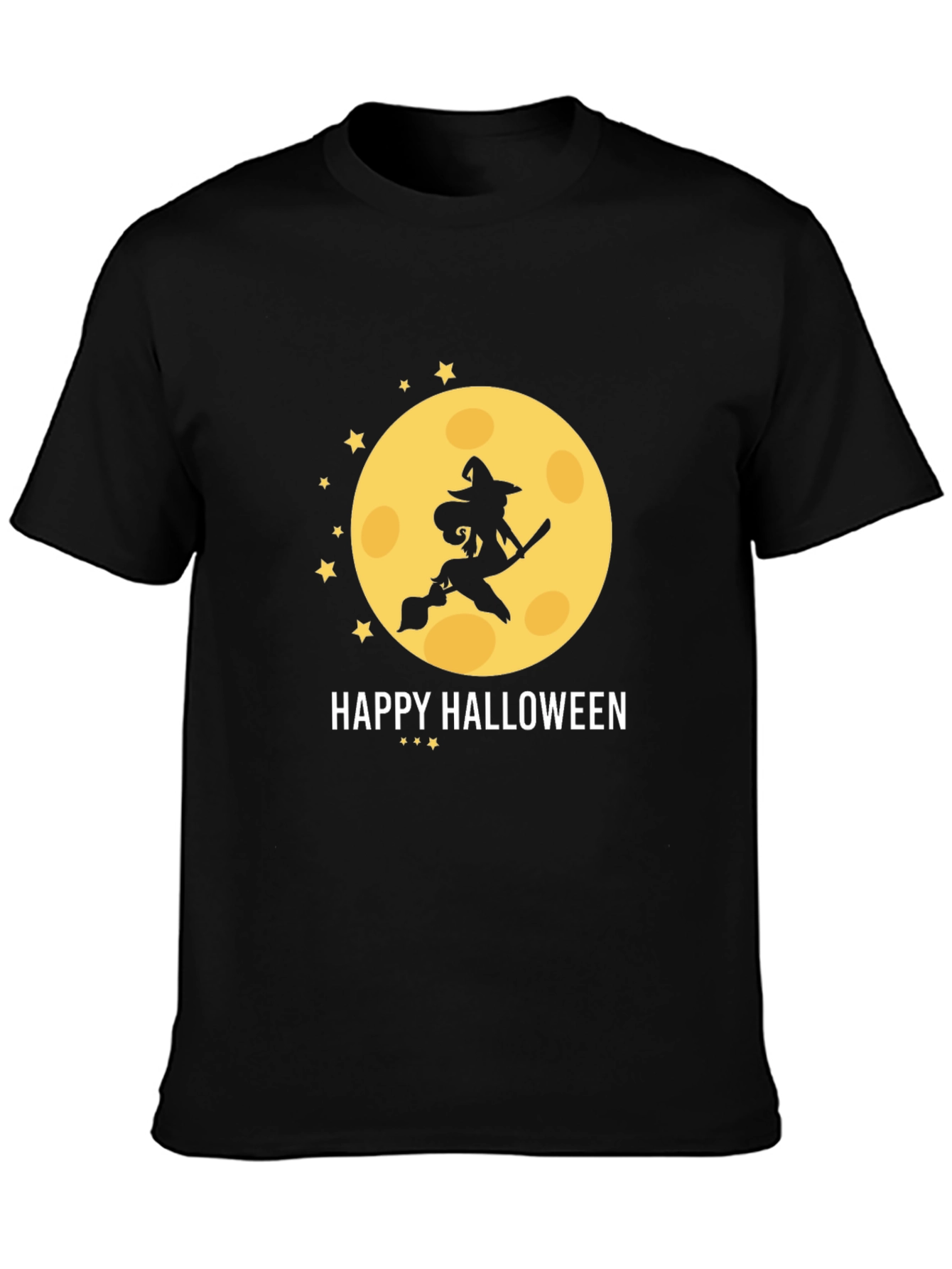Halloween Witch Moon T-Shirt - Spooky Season Apparel