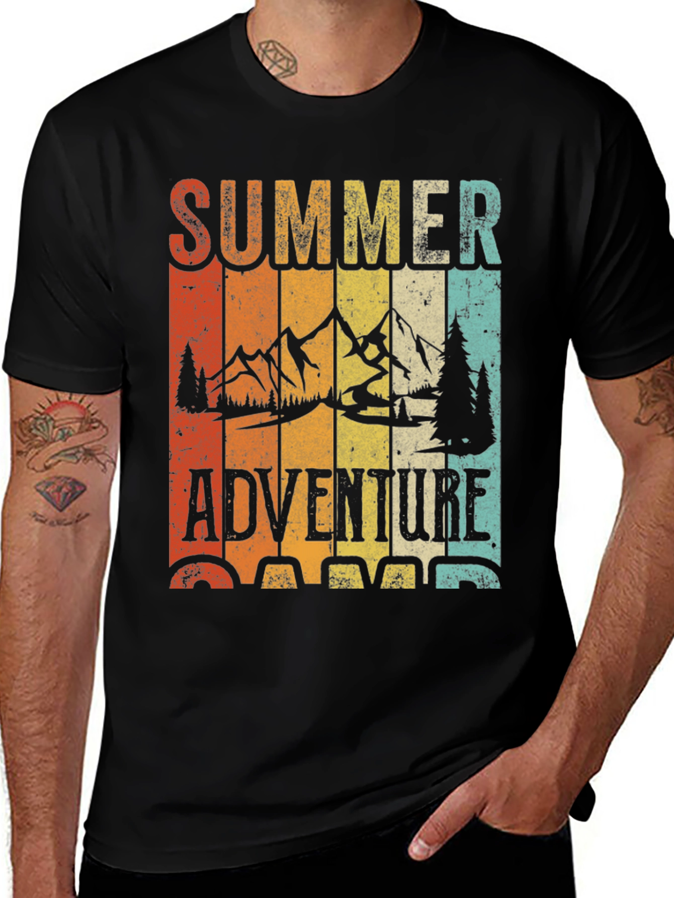 Summer Adventure Retro Graphic Tee