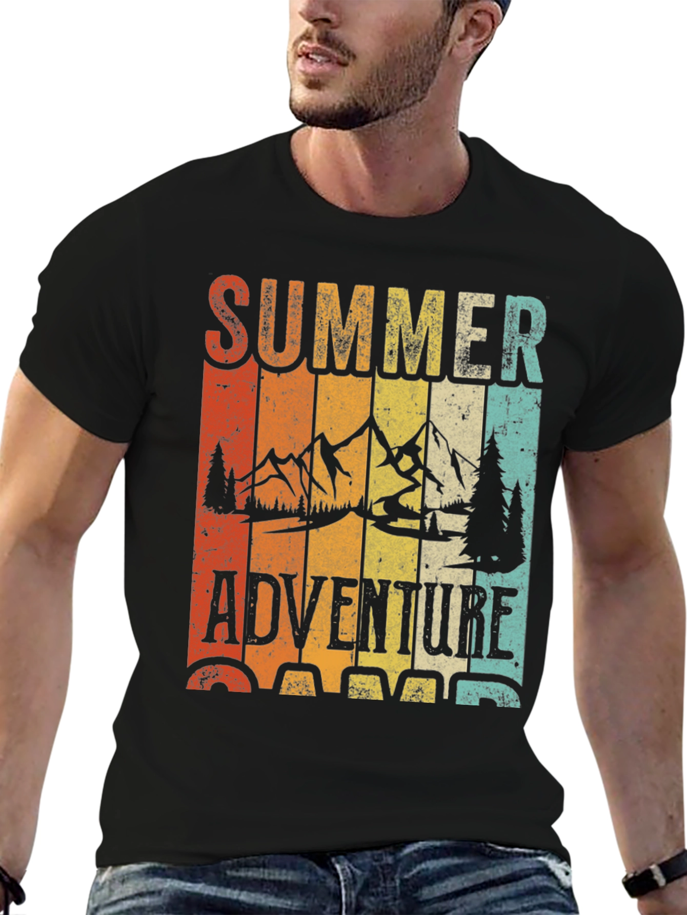 Summer Adventure Retro Graphic Tee