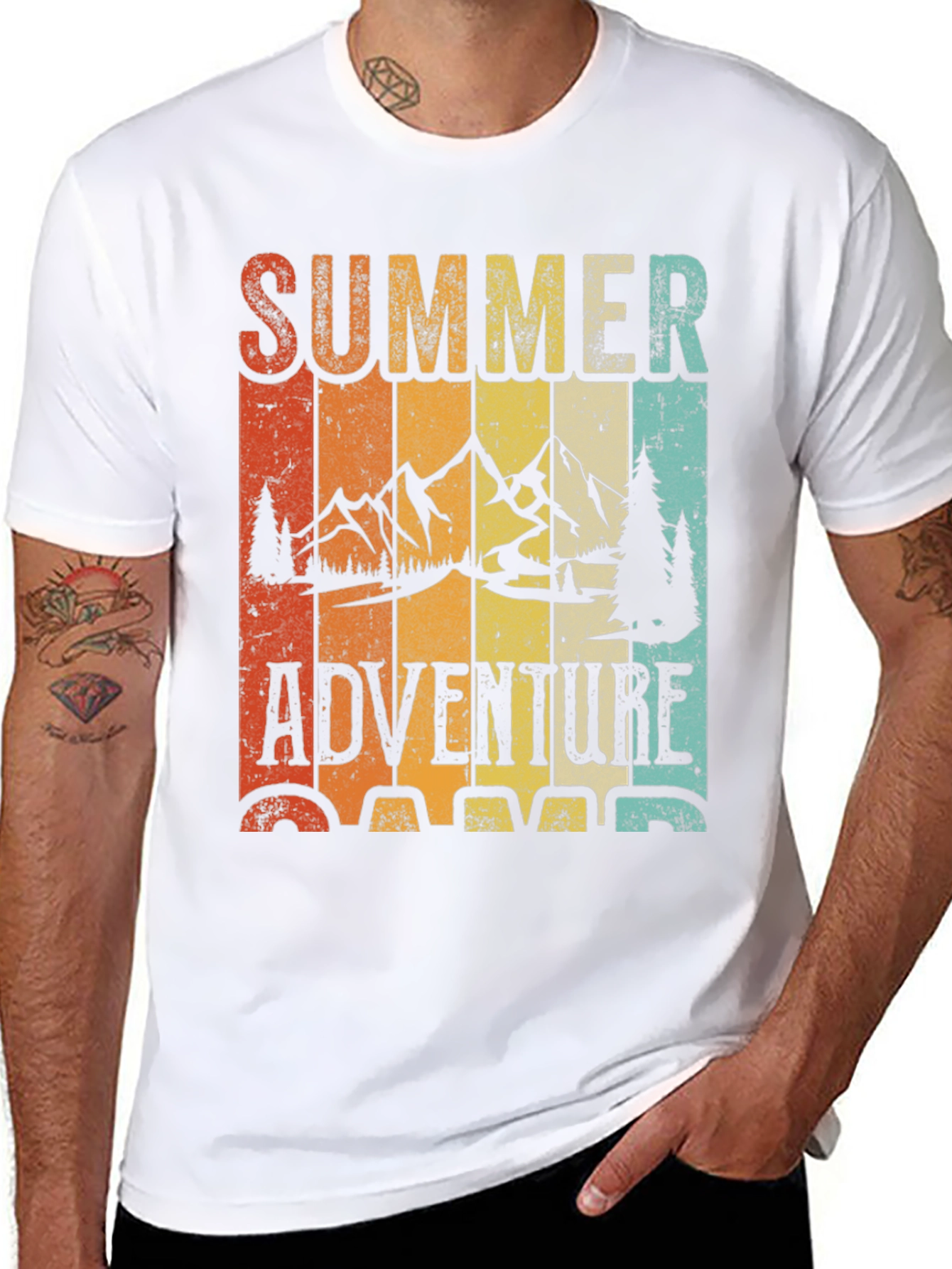 Summer Adventure Retro Graphic Tee