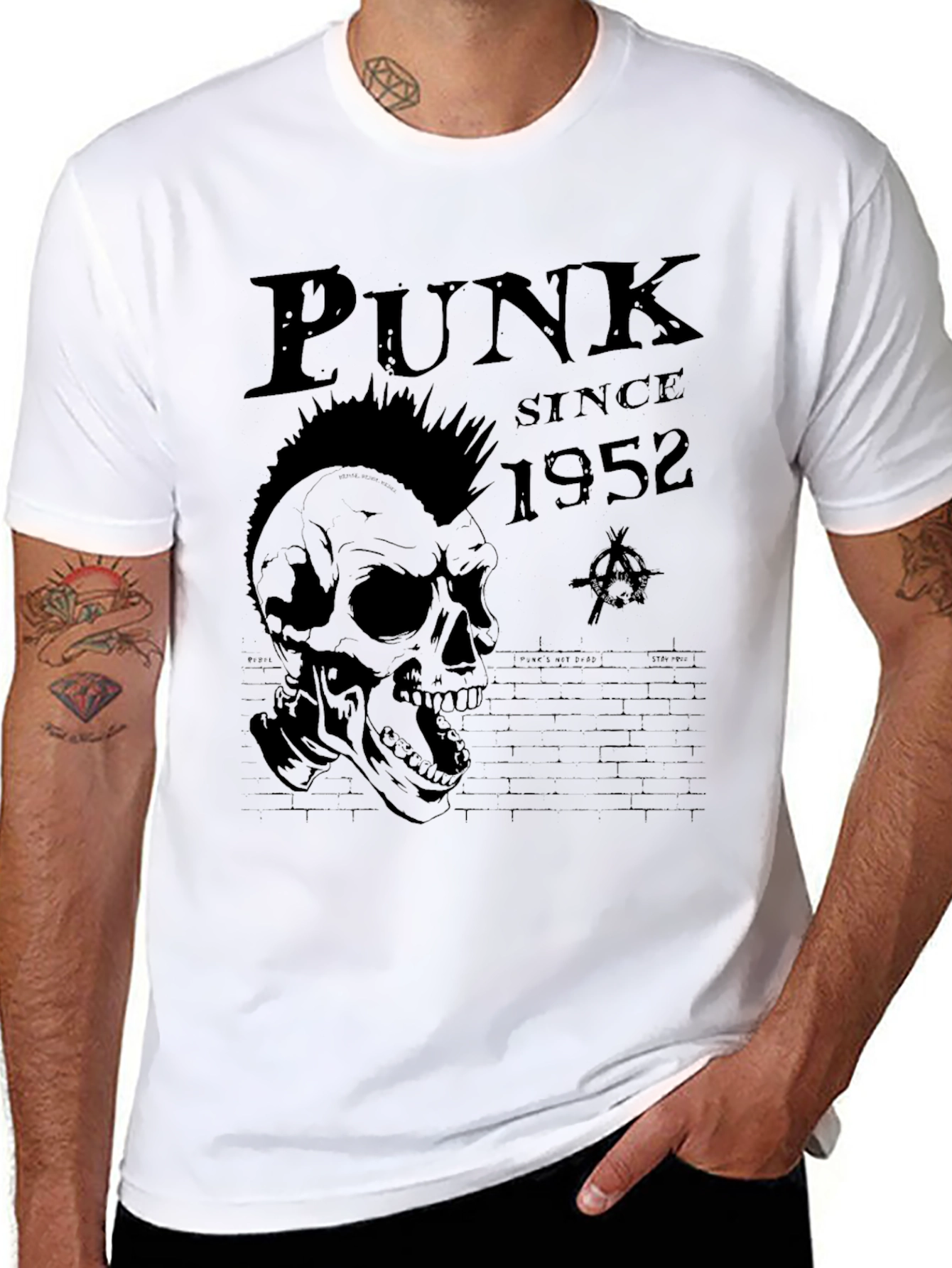 Punk Since 1952 Skull Graphic T-Shirt