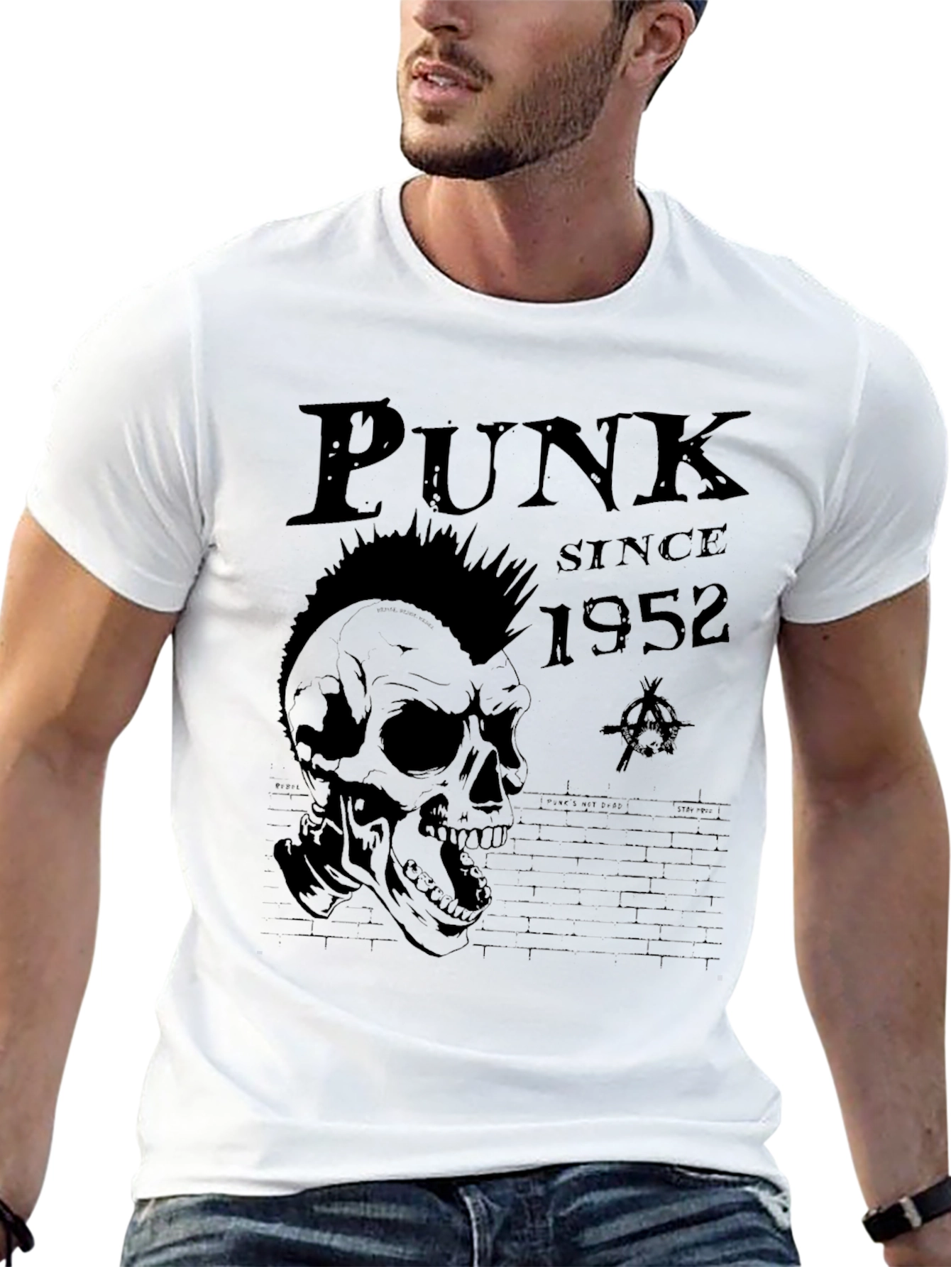 Punk Since 1952 Skull Graphic T-Shirt