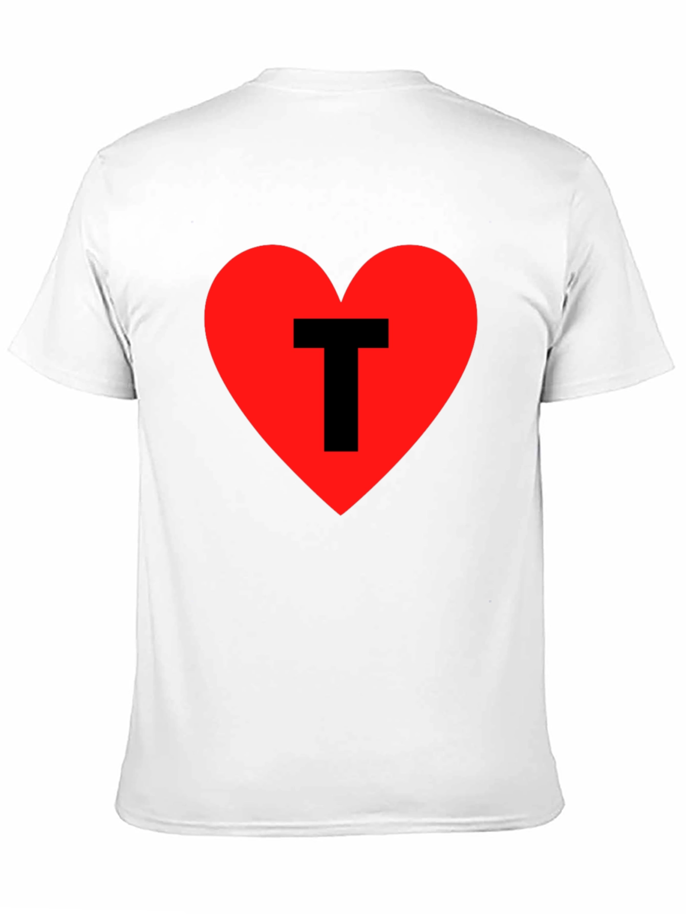 I Heart T - Mens Black Graphic Tee