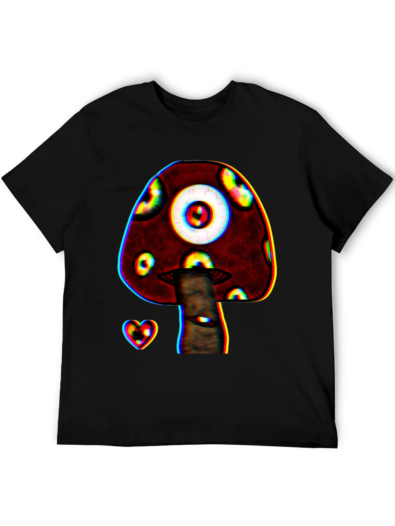 Psychedelic Mushroom Eye Graphic T-Shirt