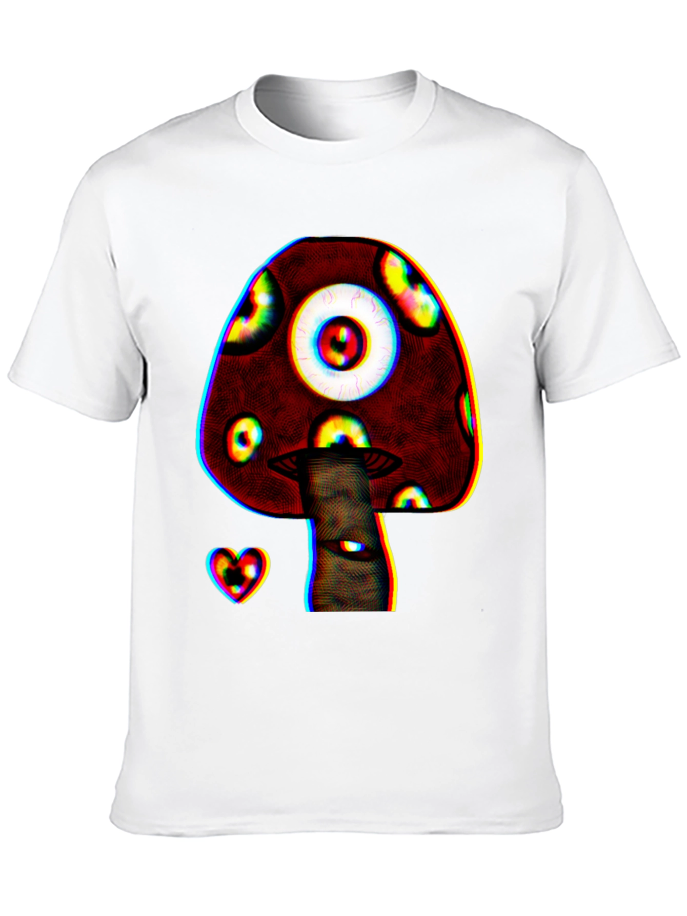 Psychedelic Mushroom Eye Graphic T-Shirt