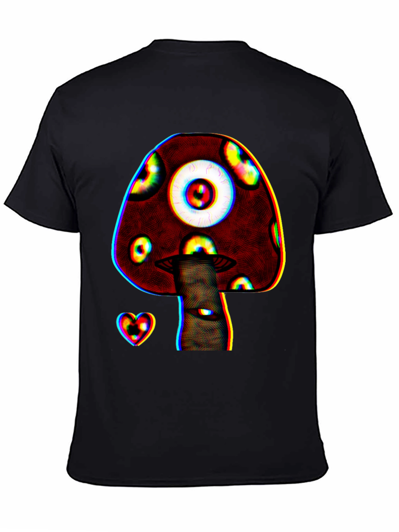 Psychedelic Mushroom Eye Graphic T-Shirt