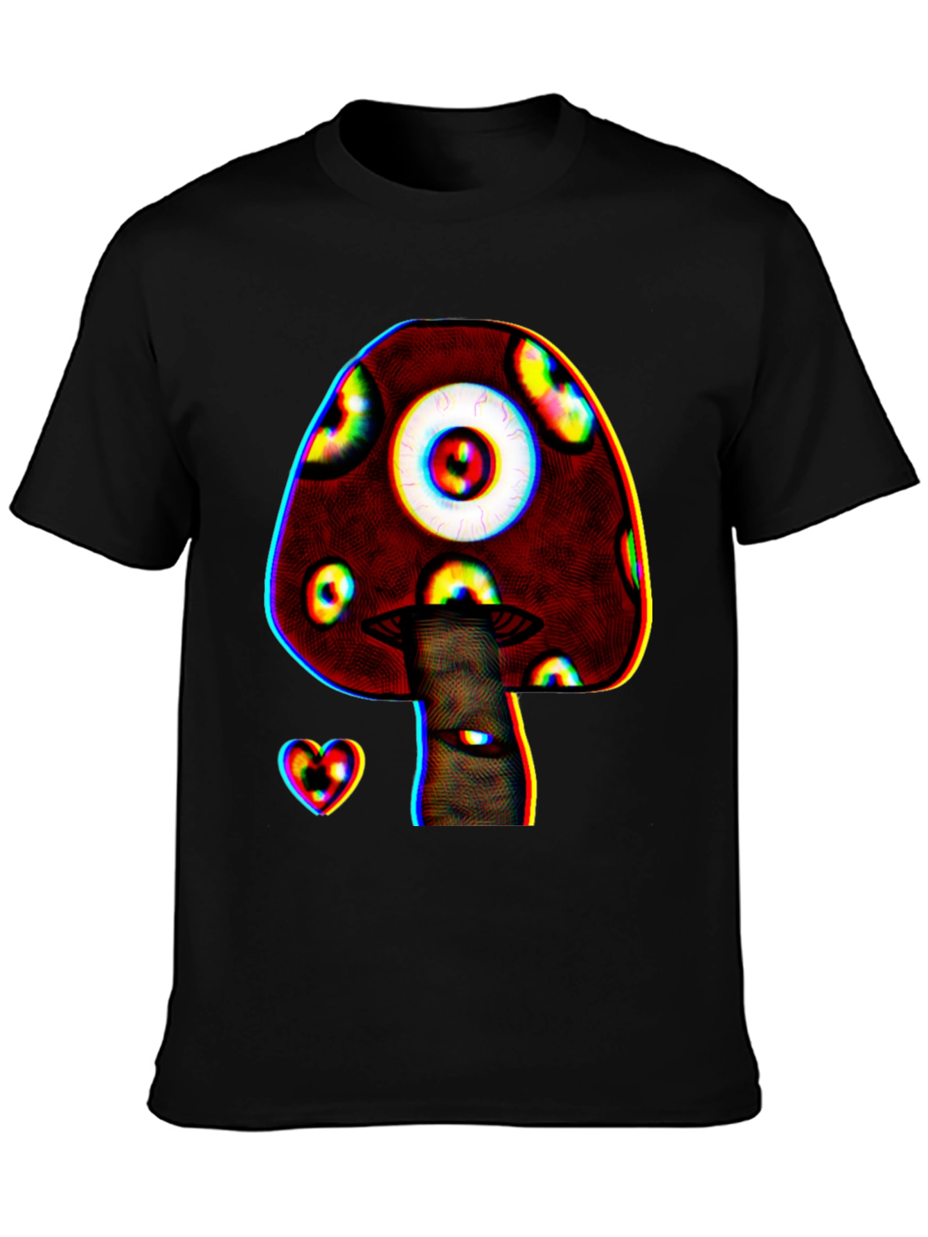 Psychedelic Mushroom Eye Graphic T-Shirt