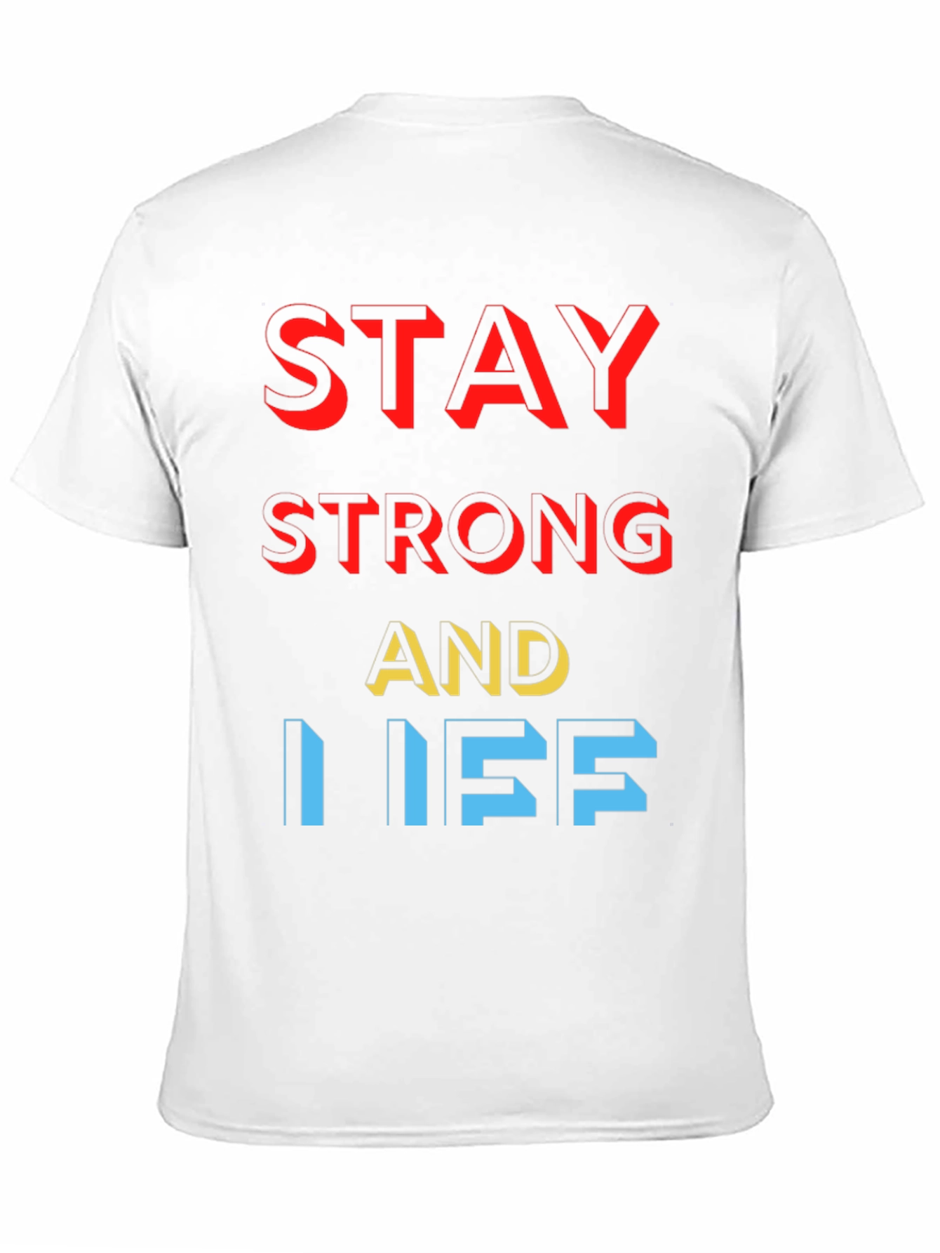 Stay Strong Graphic Tee - Black