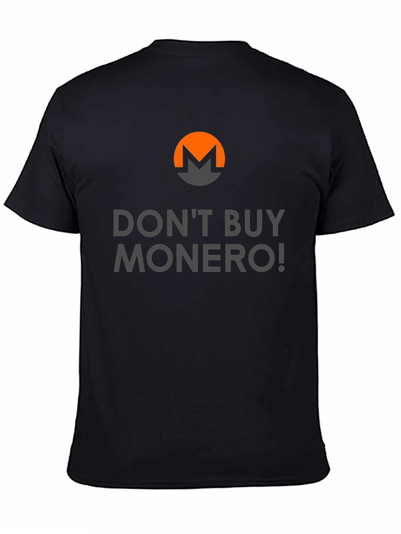 Dont Buy Monero Graphic Tee - Black