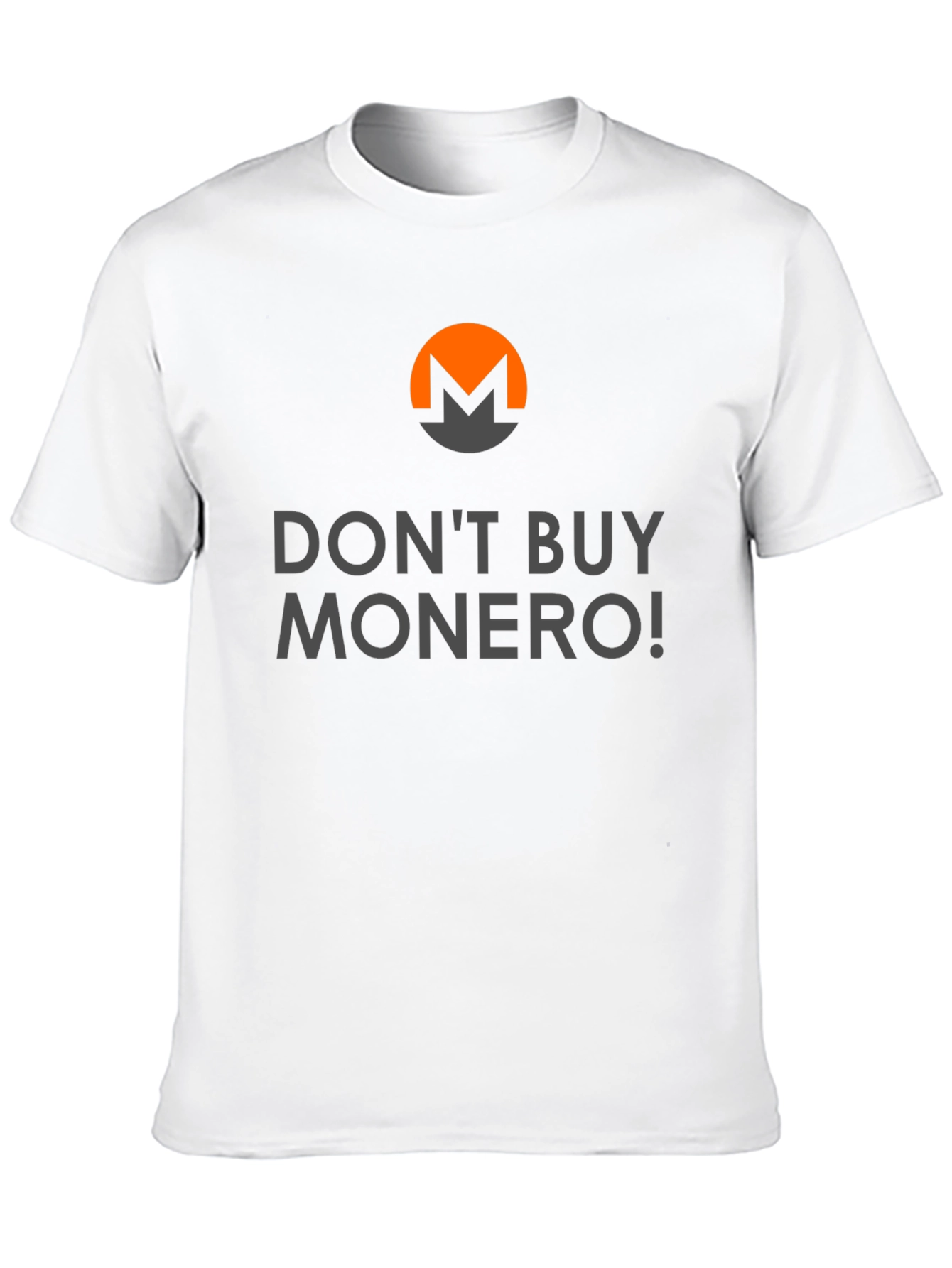 Dont Buy Monero Graphic Tee - Black