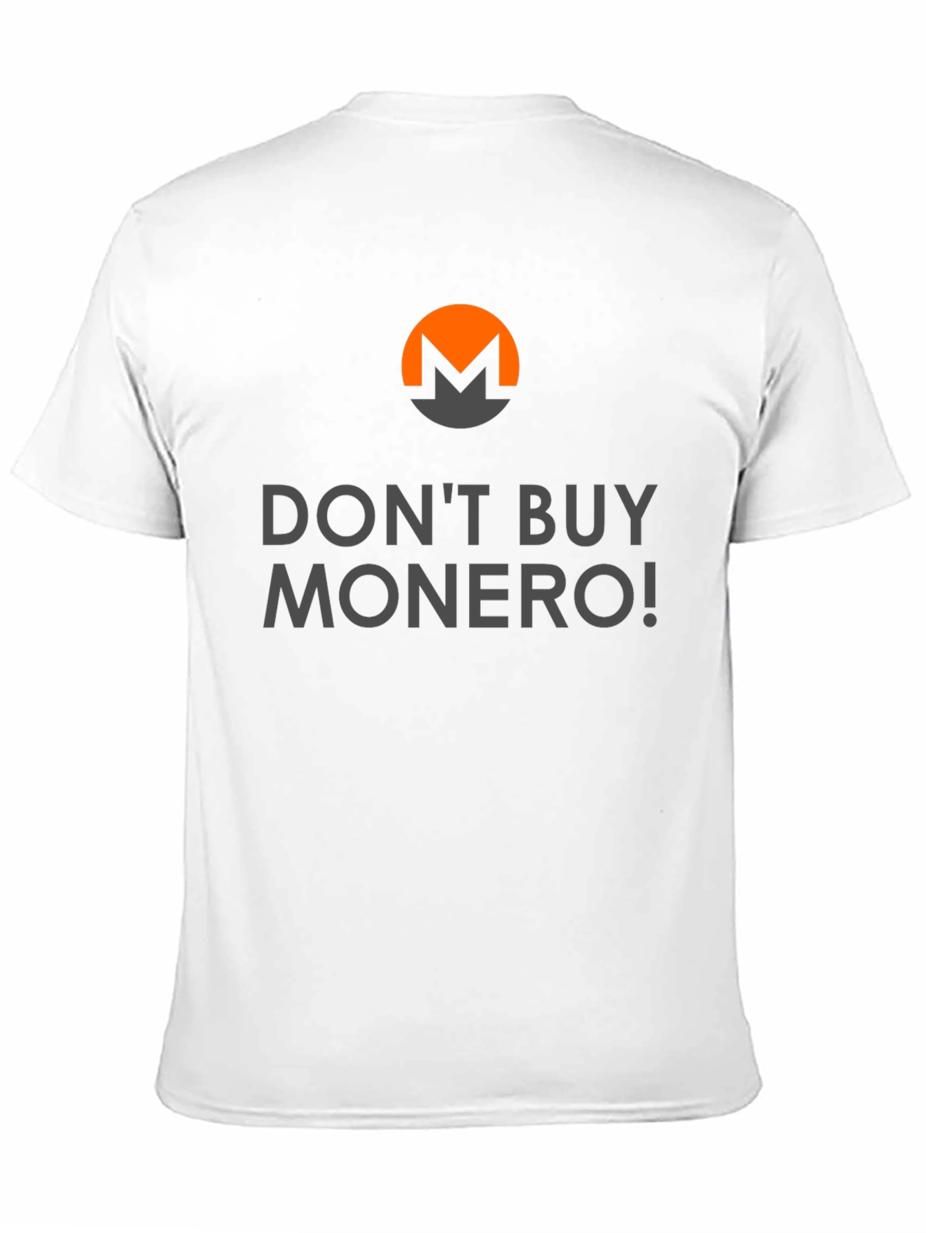 Dont Buy Monero Graphic Tee - Black
