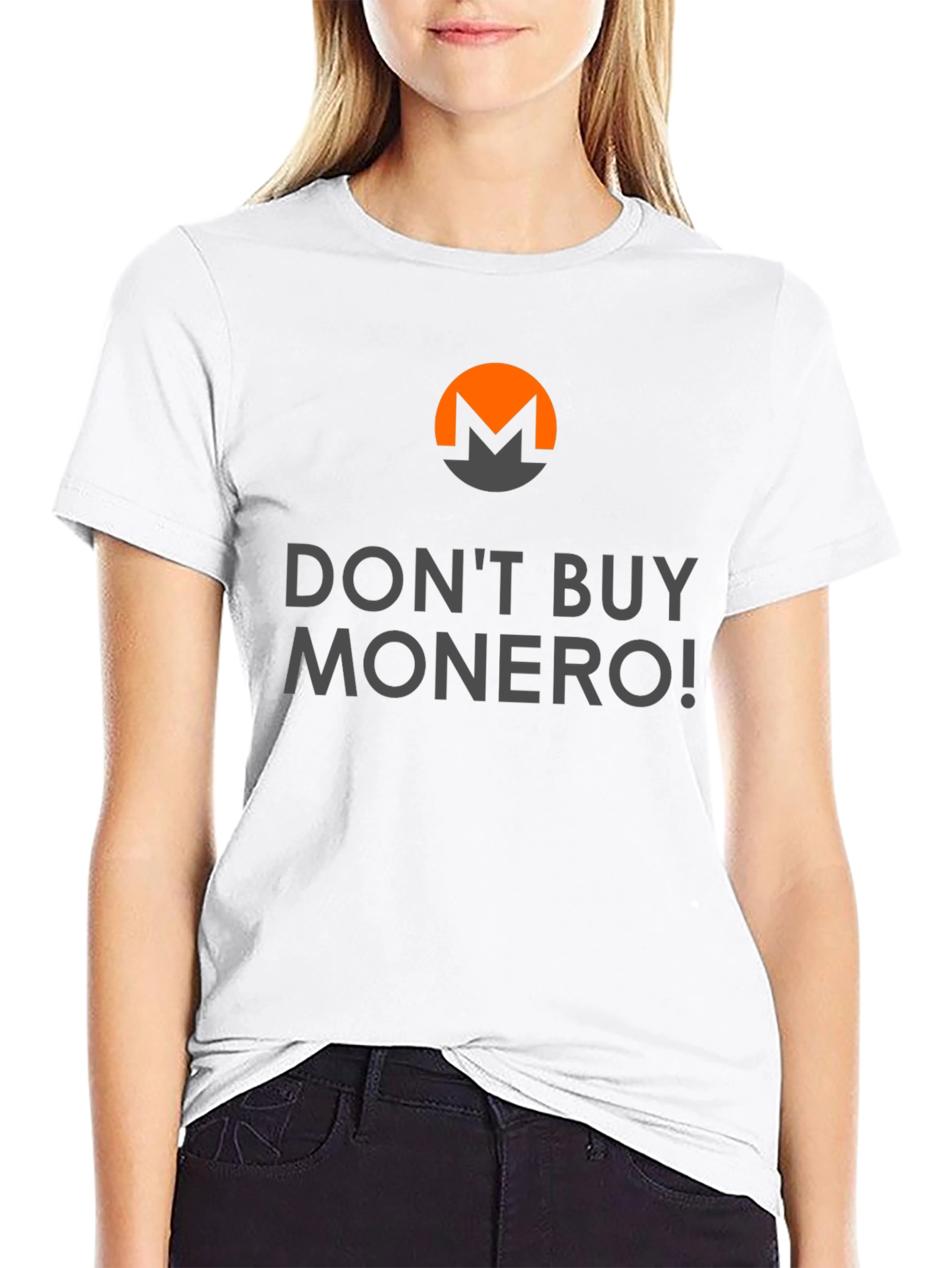 Dont Buy Monero Graphic Tee - Black