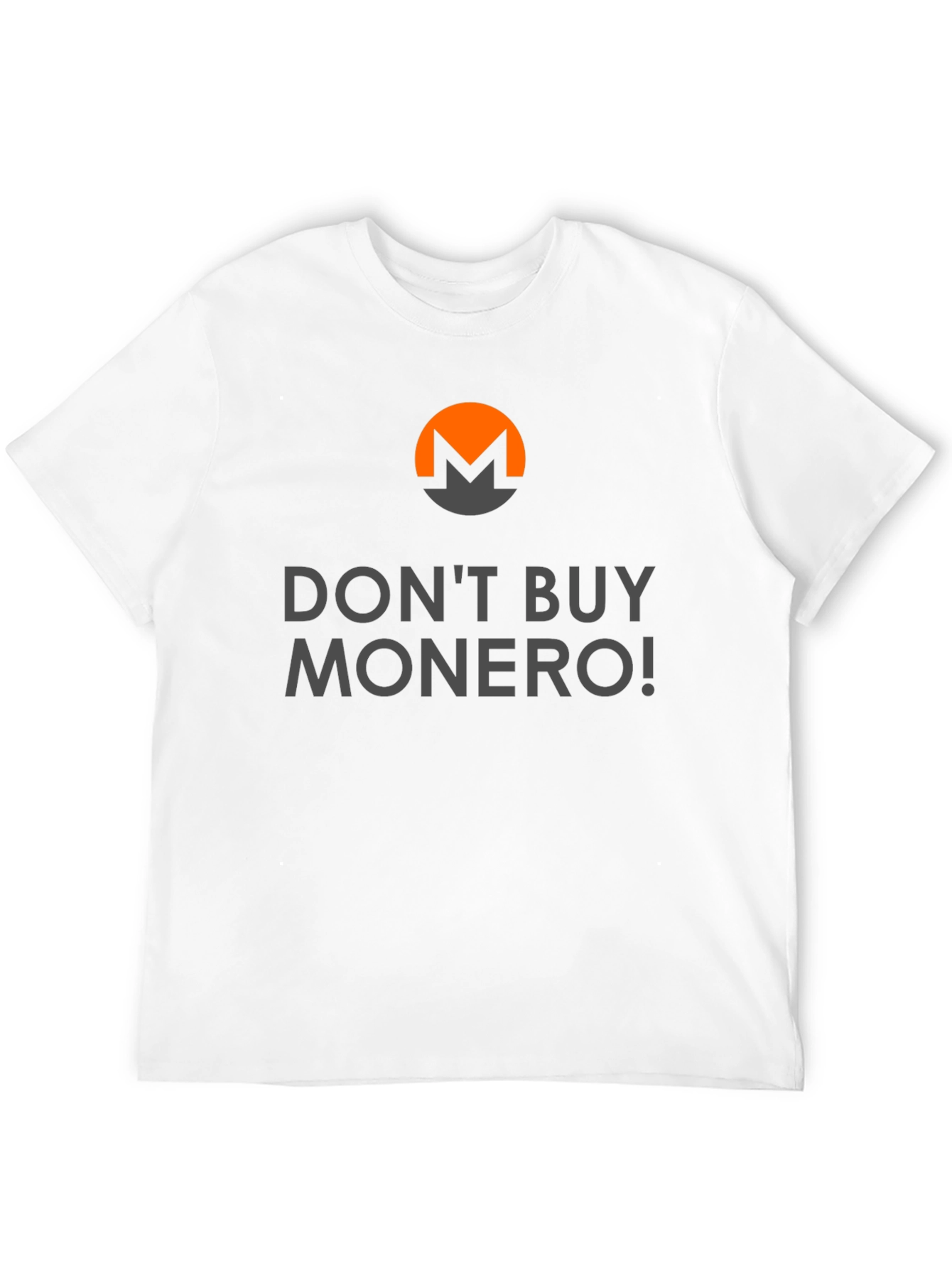 Dont Buy Monero Graphic Tee - Black
