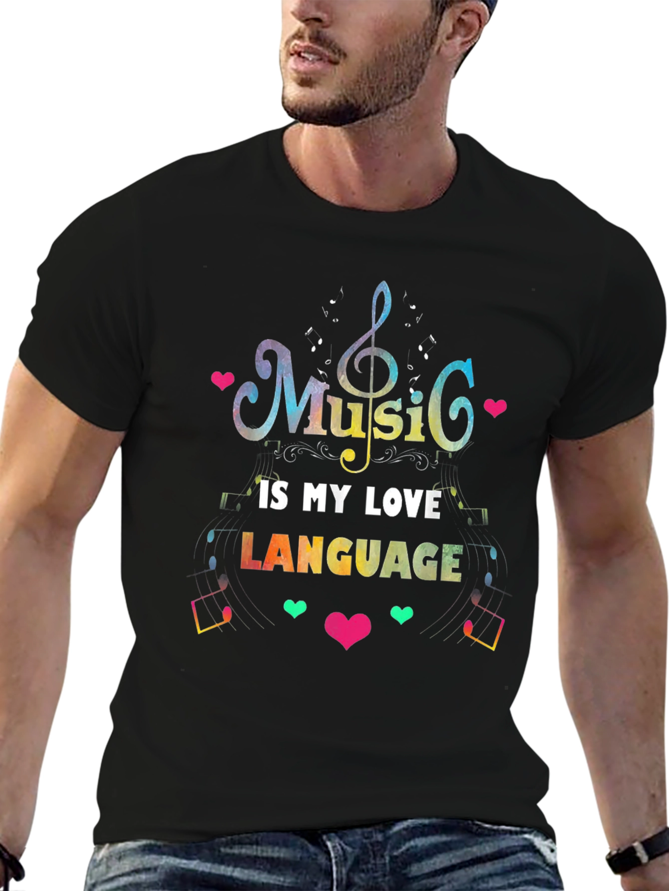 Music is My Love Language Graphic Tee