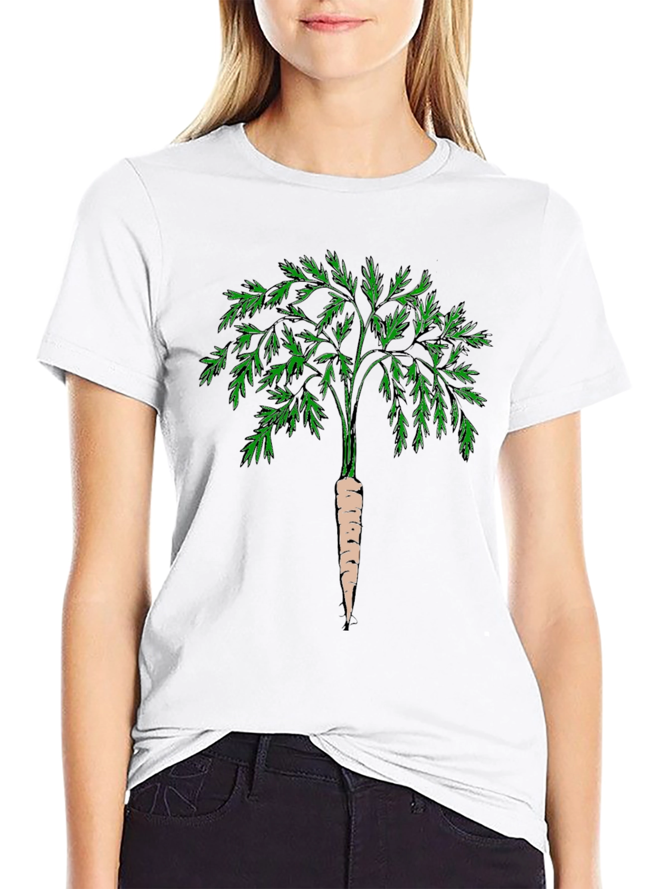 Carrot Tree Graphic Tee - Unique Nature Design