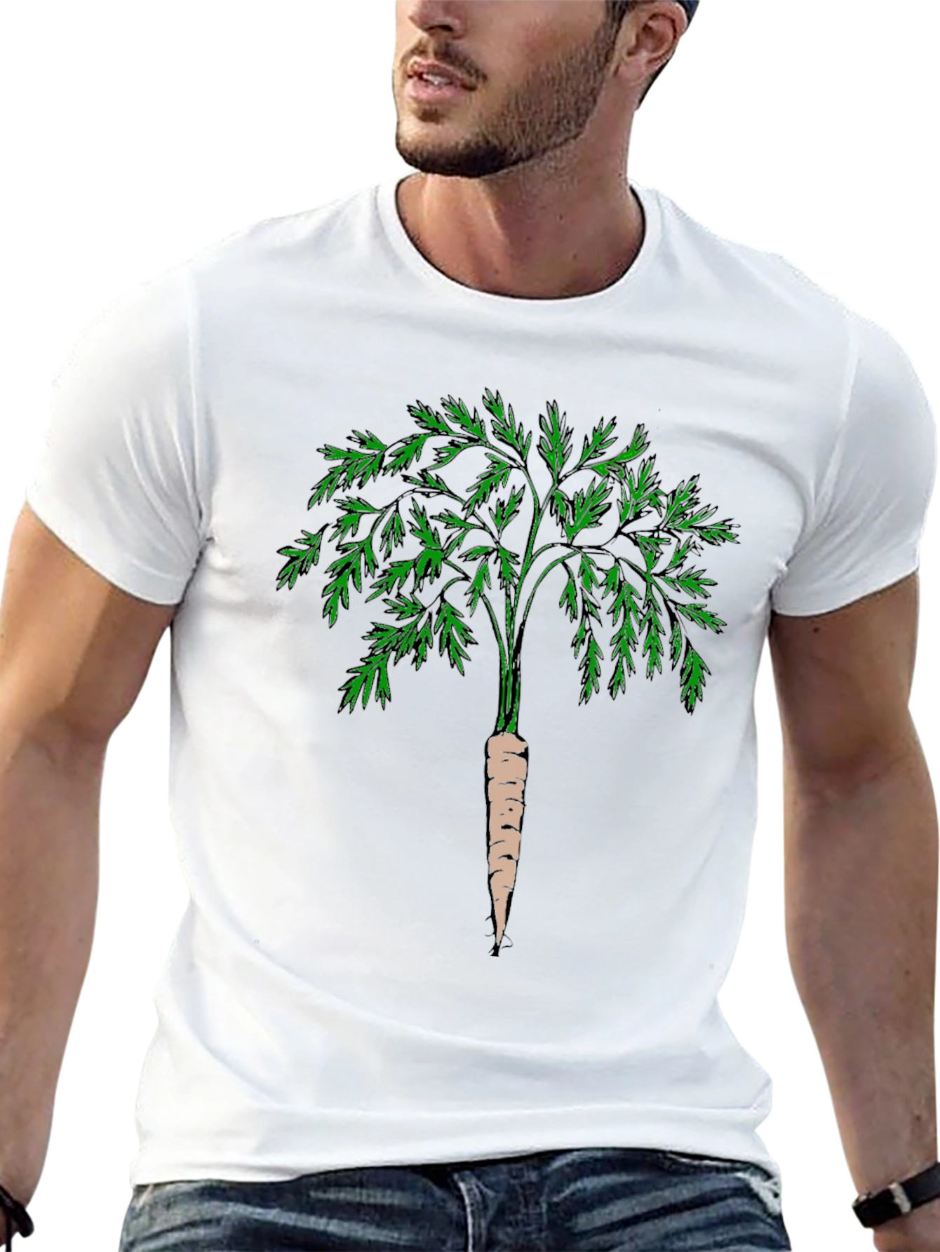 Carrot Tree Graphic Tee - Unique Nature Design