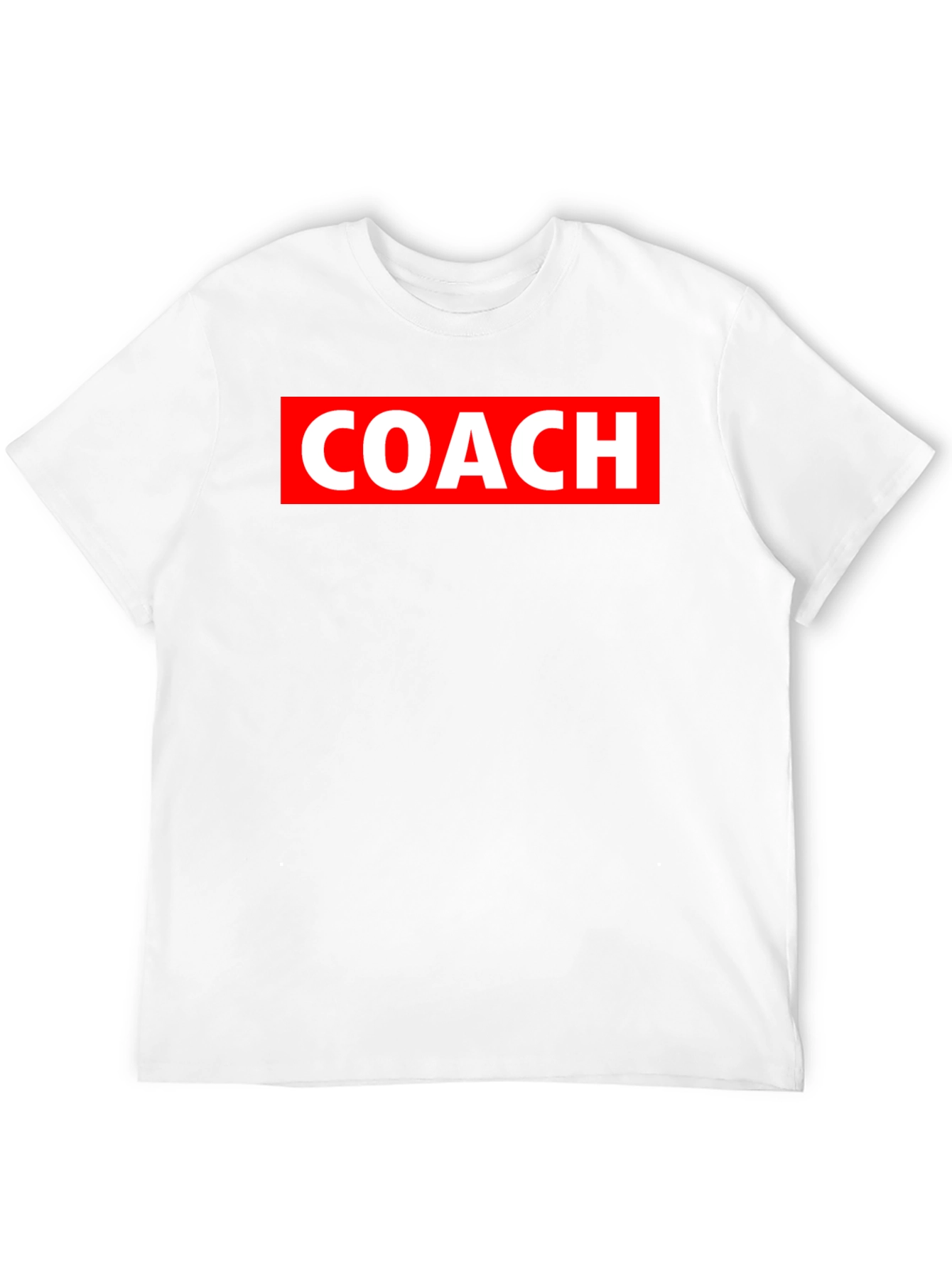 Coach Black T-Shirt with Red Graphic