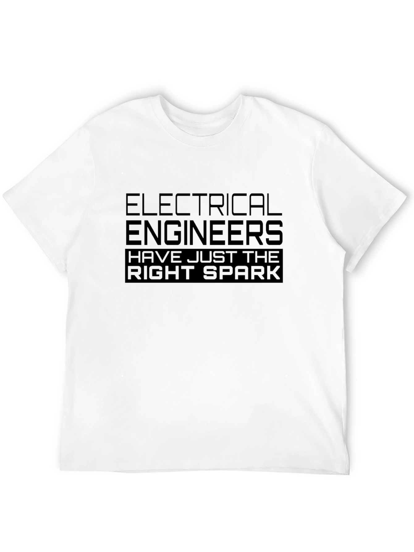 Electrical Engineer Right Spark Black T-Shirt