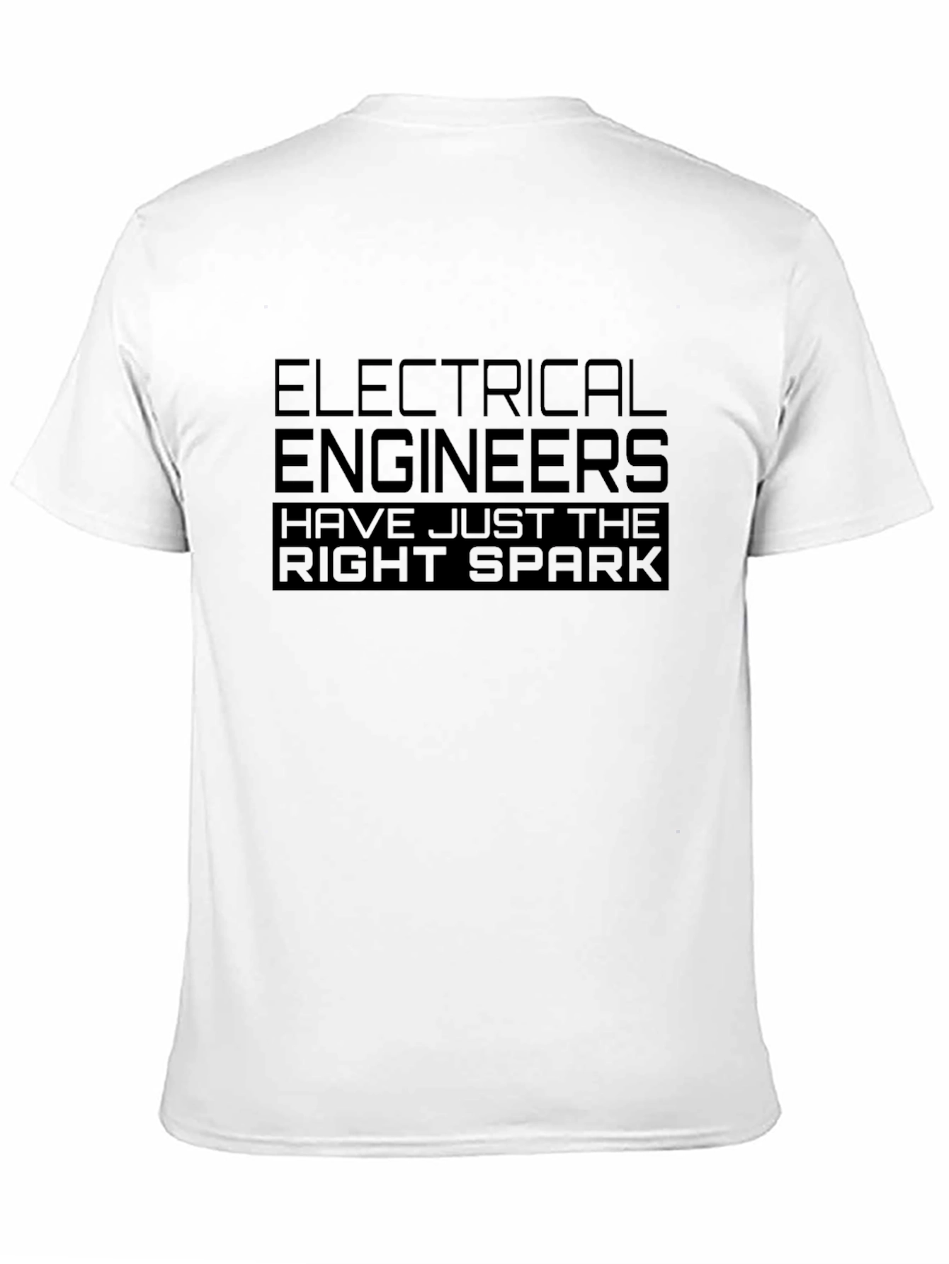 Electrical Engineer Right Spark Black T-Shirt