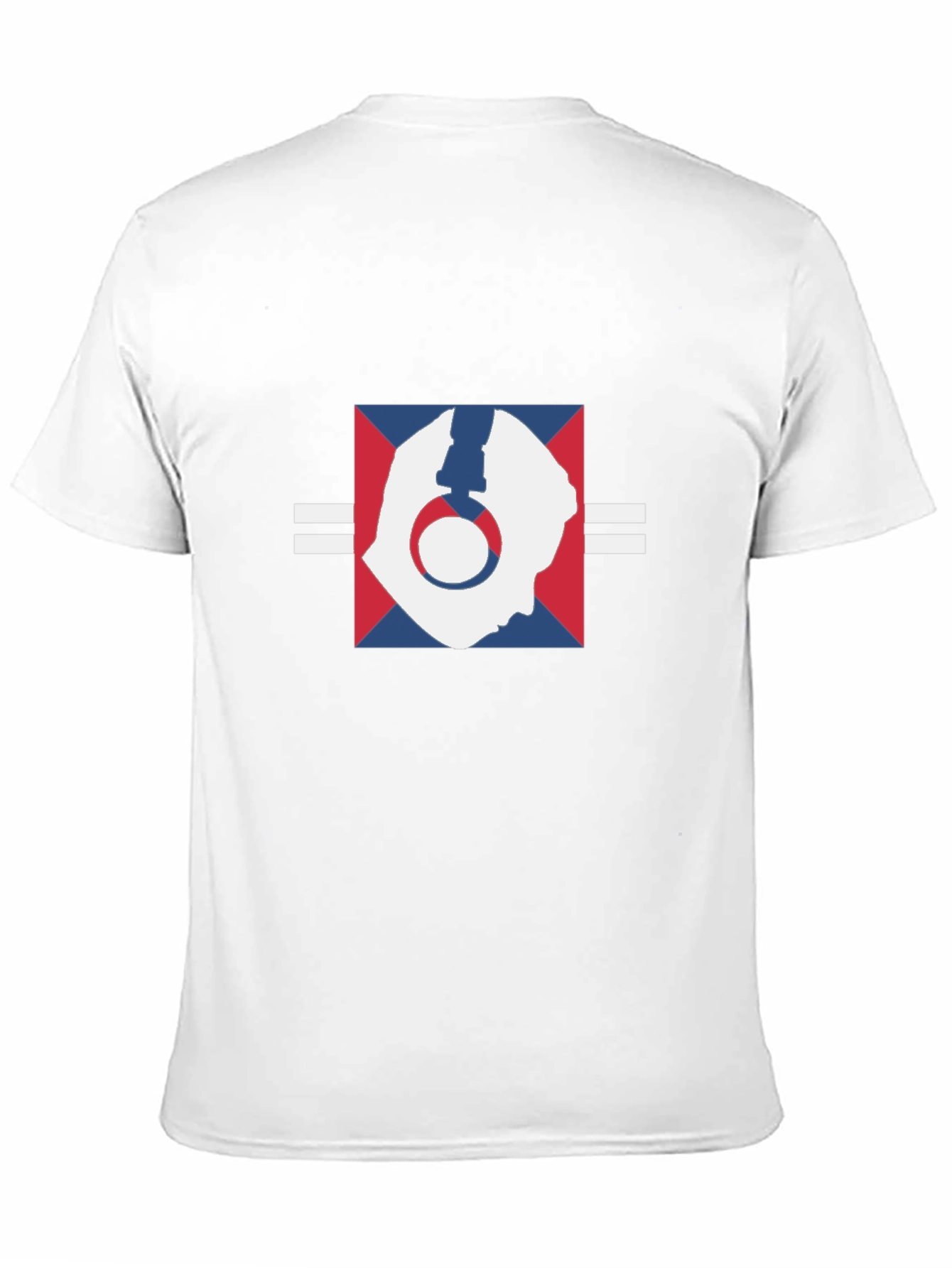 Abstract Headphone Graphic Black T-Shirt