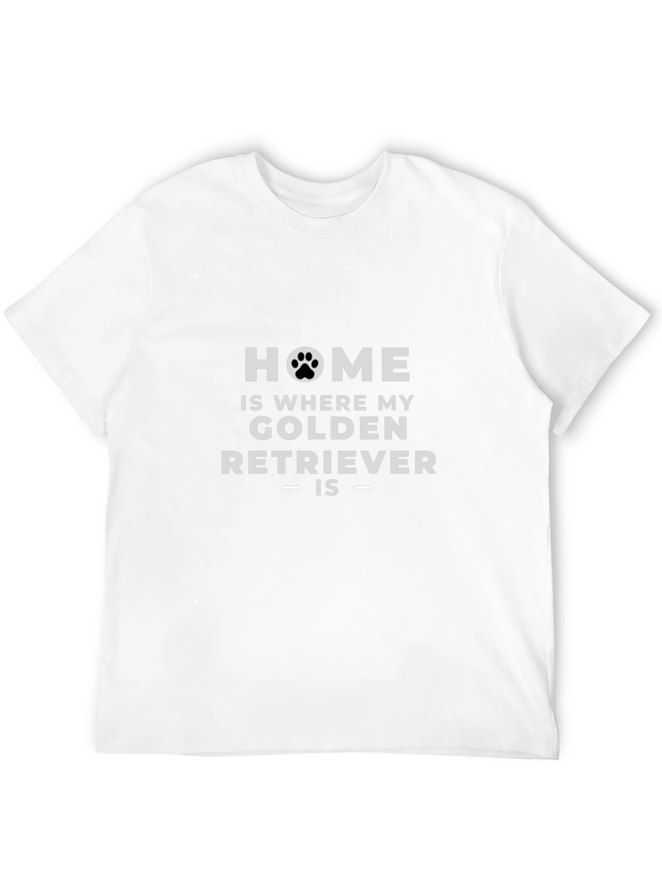 Golden Retriever Home T-Shirt - Dog Lover Tee