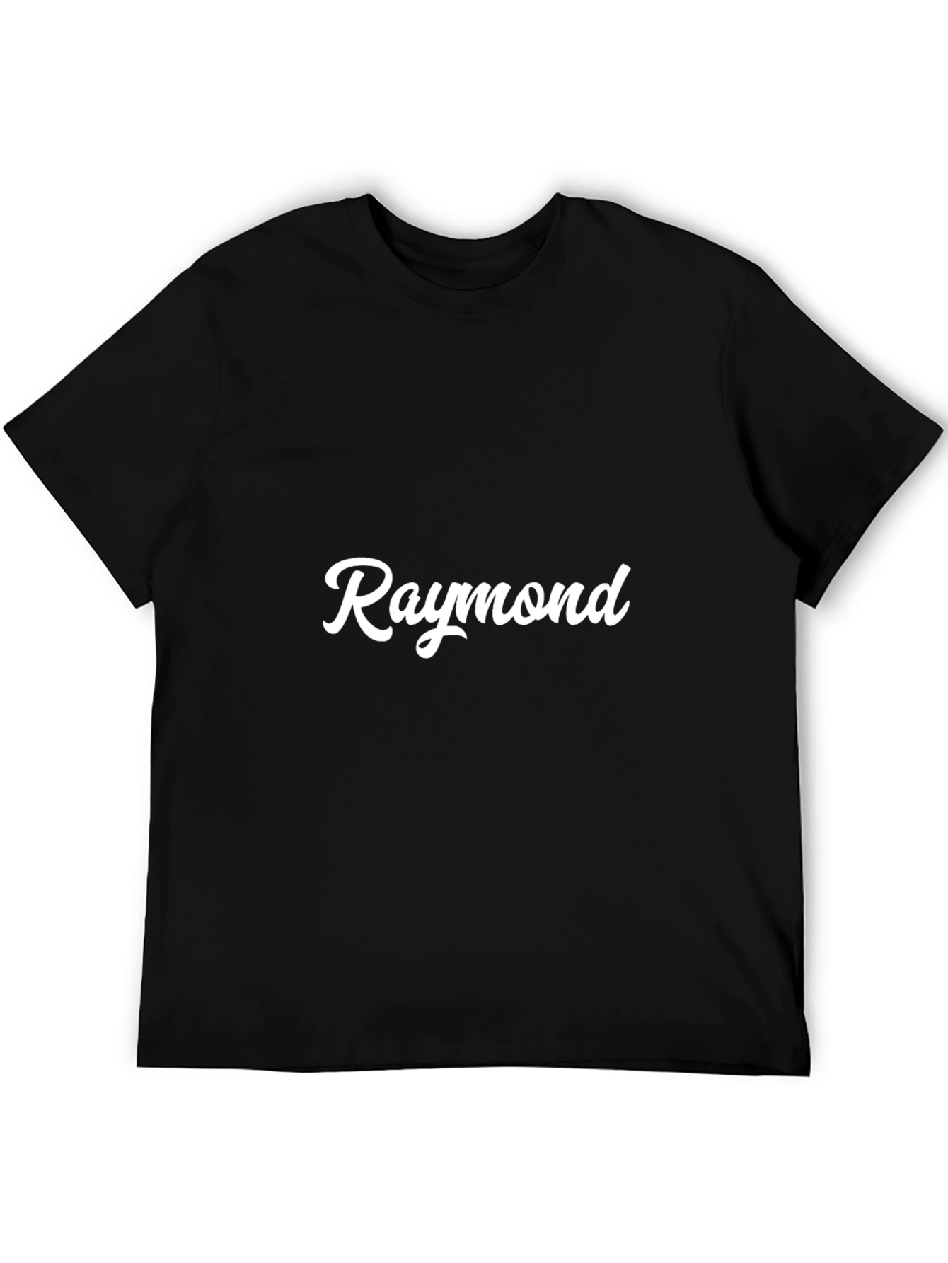 Personalized Raymond Black T-Shirt