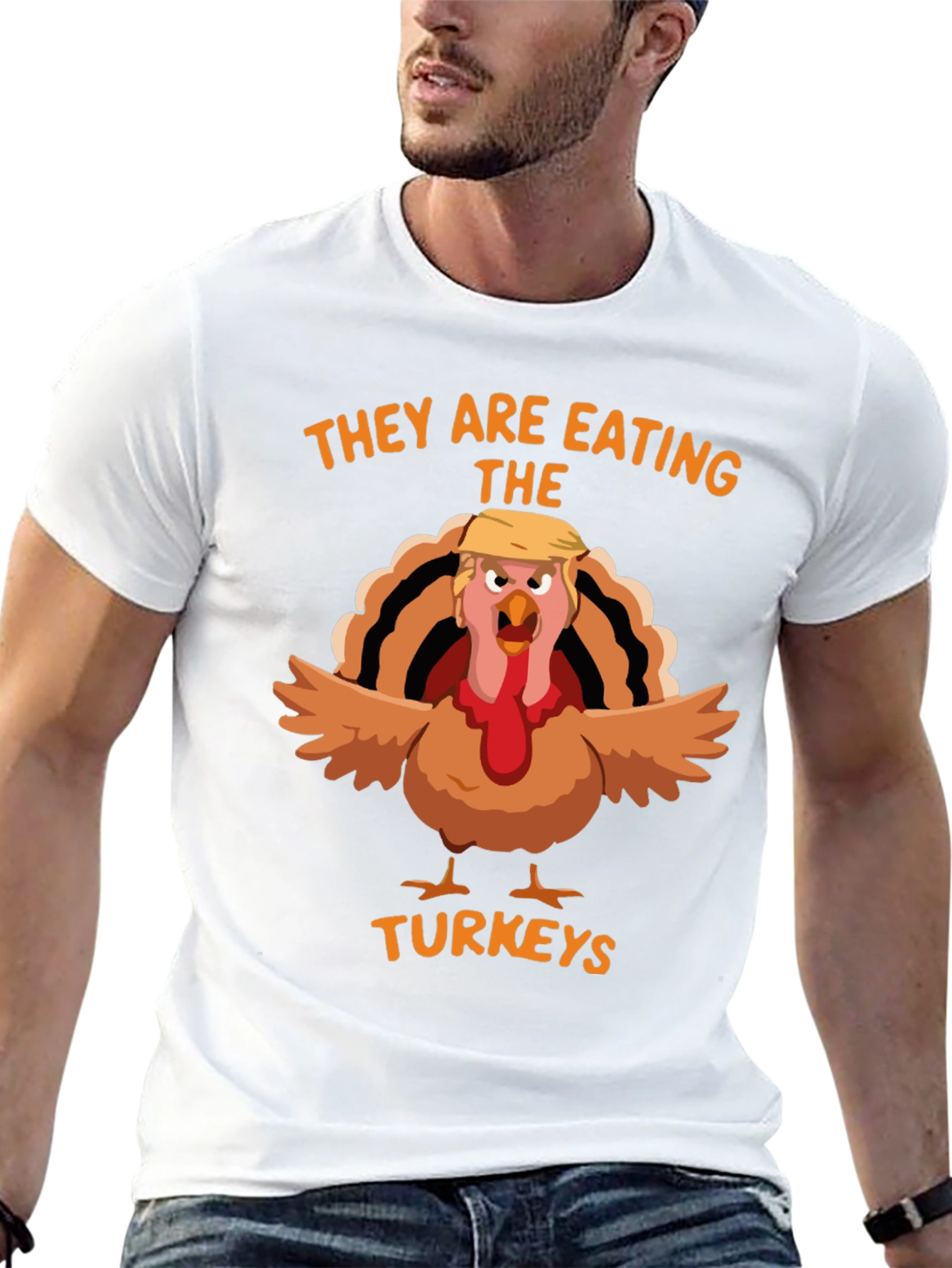 Trump Turkey Thanksgiving T-Shirt Funny