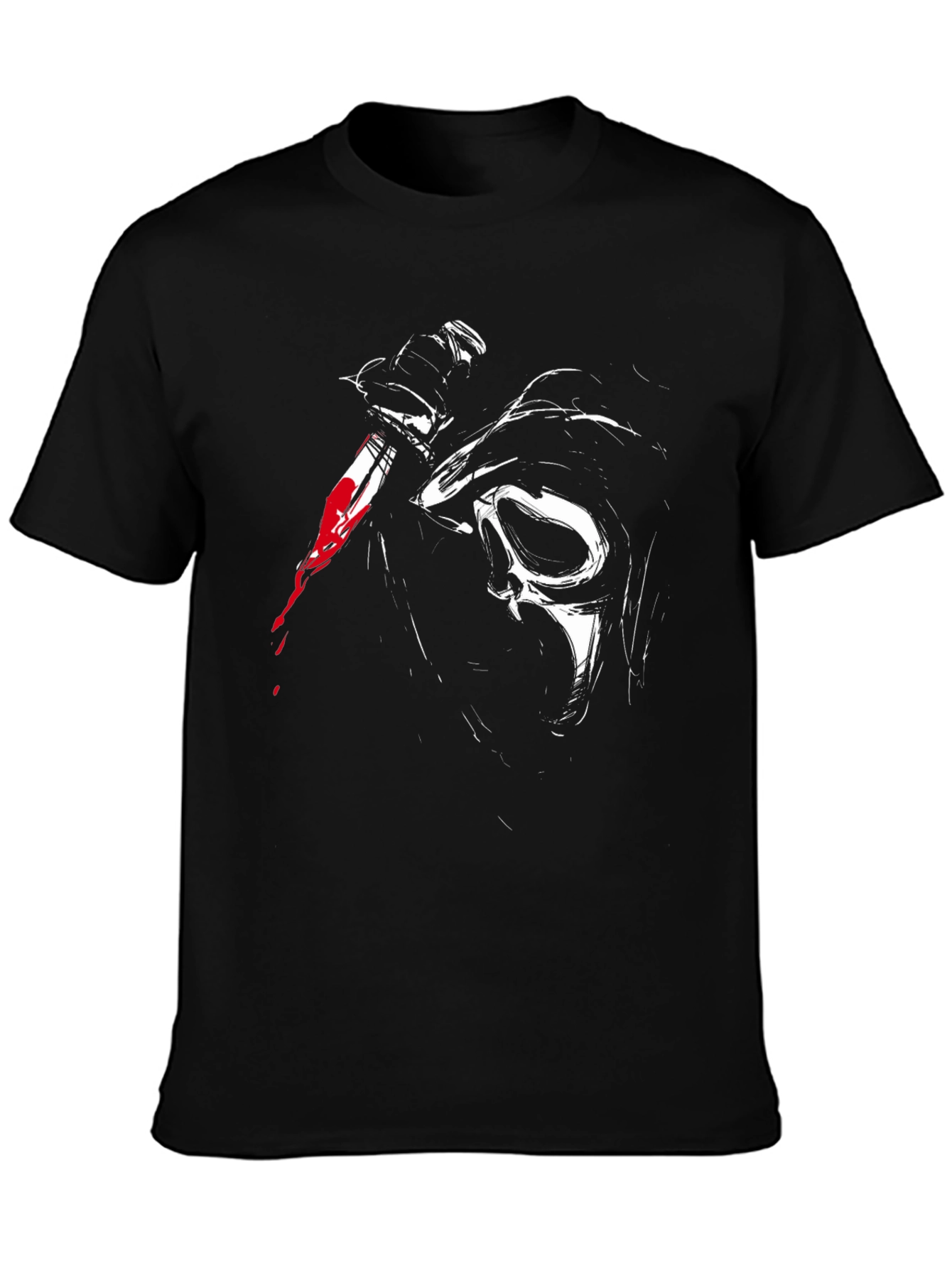 Scream Movie T-Shirt - Graphic Print Tee
