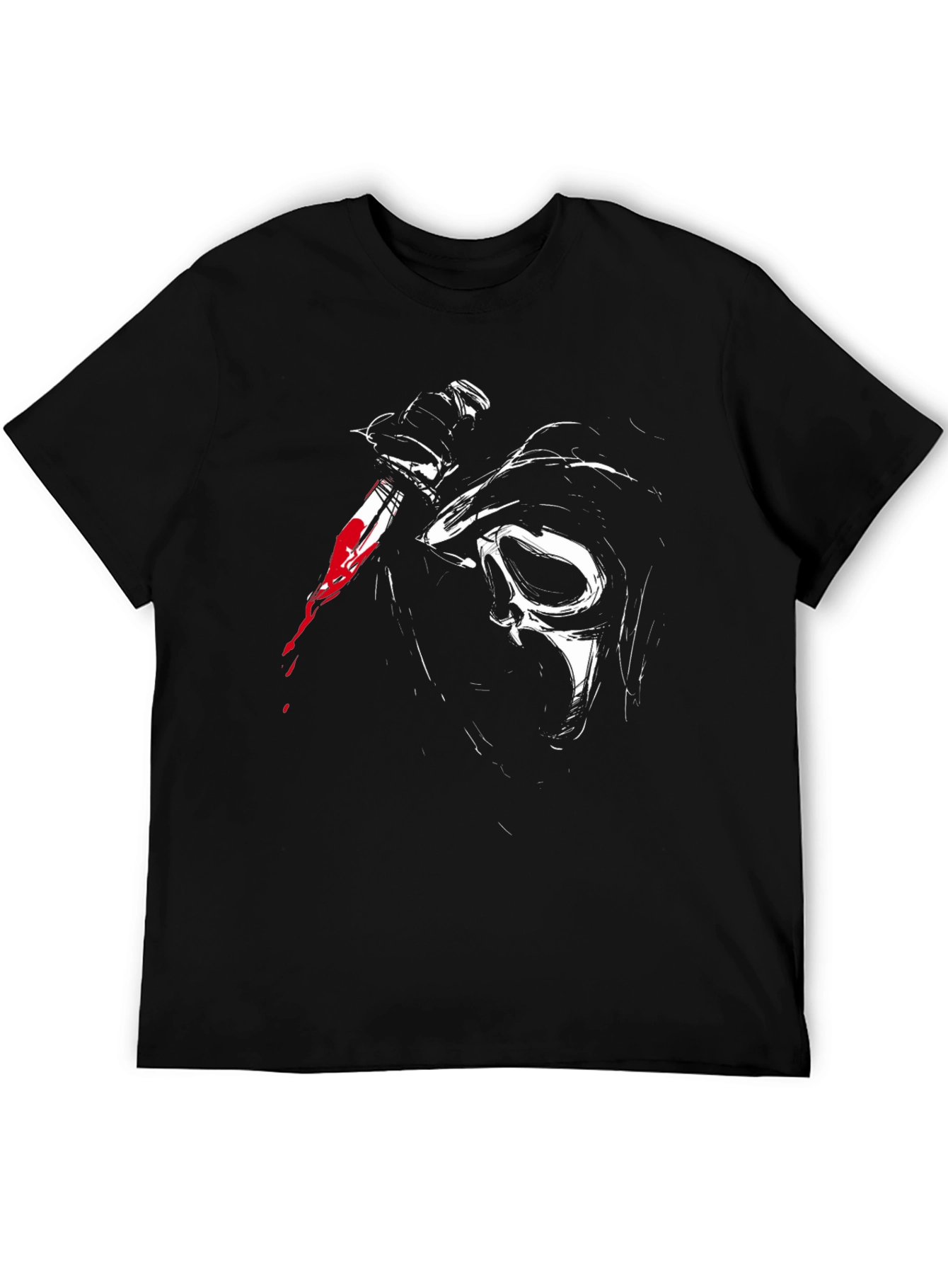 Scream Movie T-Shirt - Graphic Print Tee