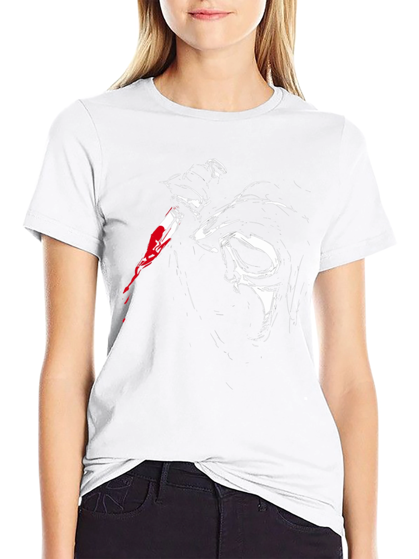 Scream Movie T-Shirt - Graphic Print Tee