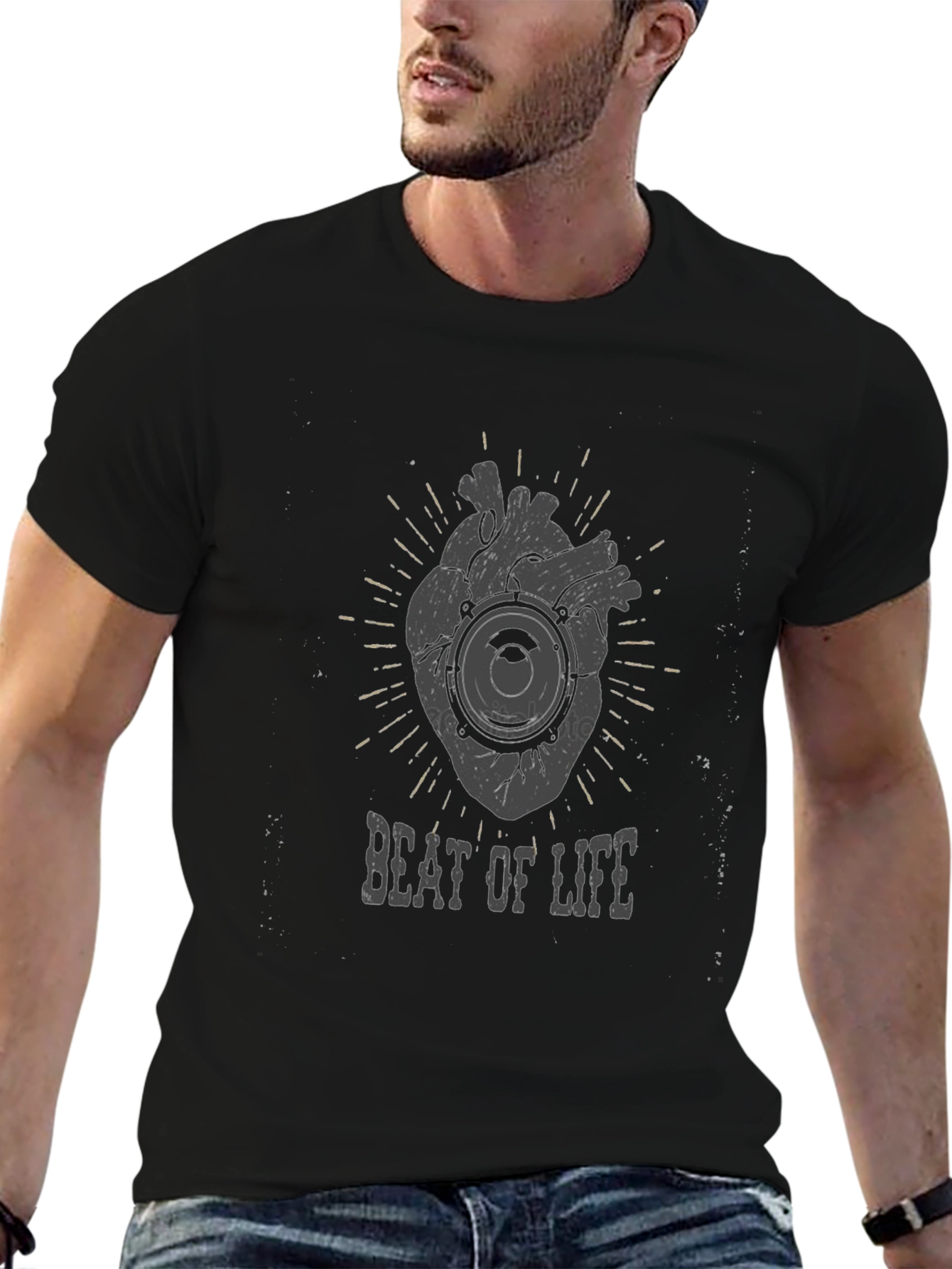 Beat of Life Graphic Tee