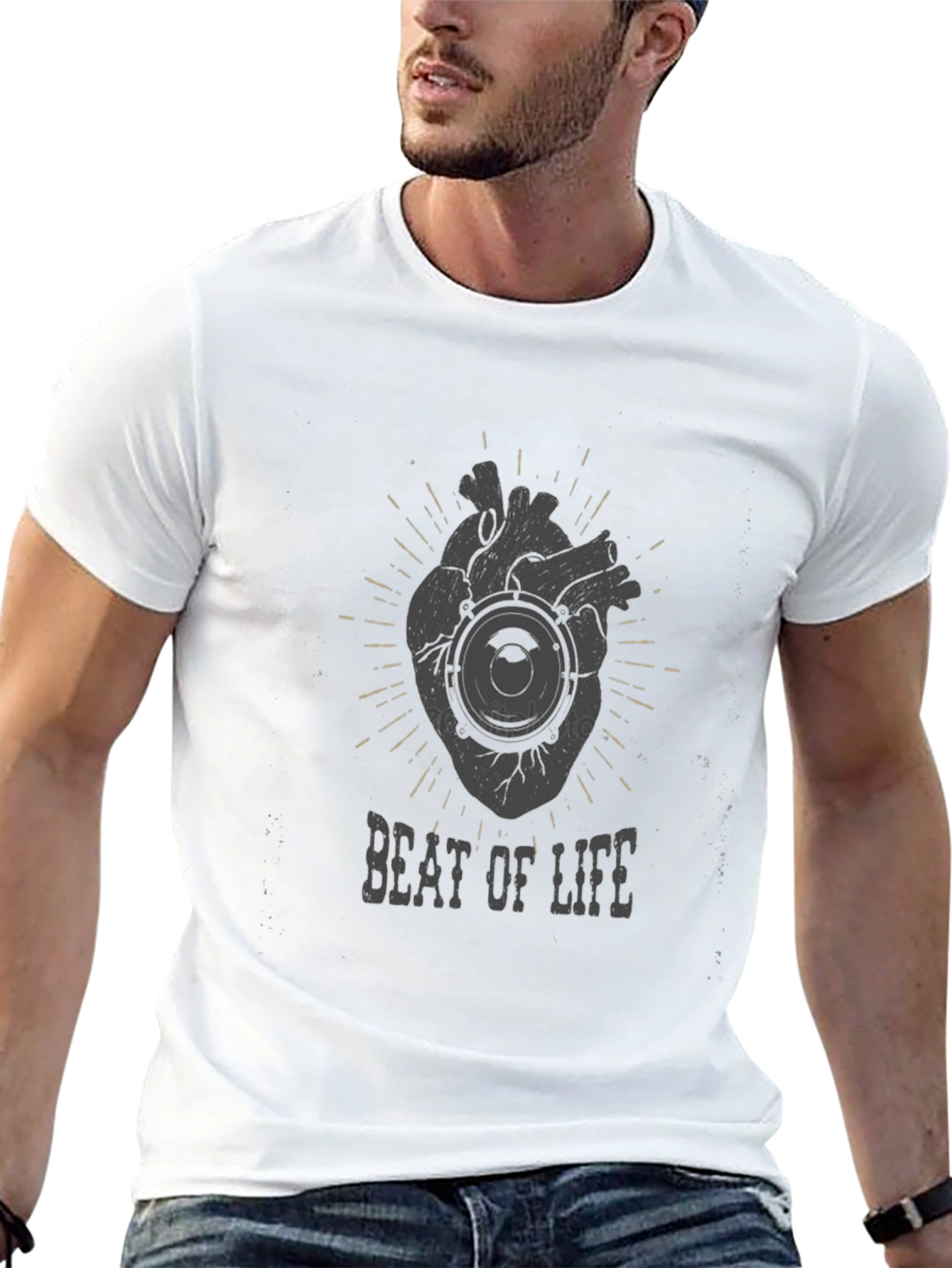 Beat of Life Graphic Tee